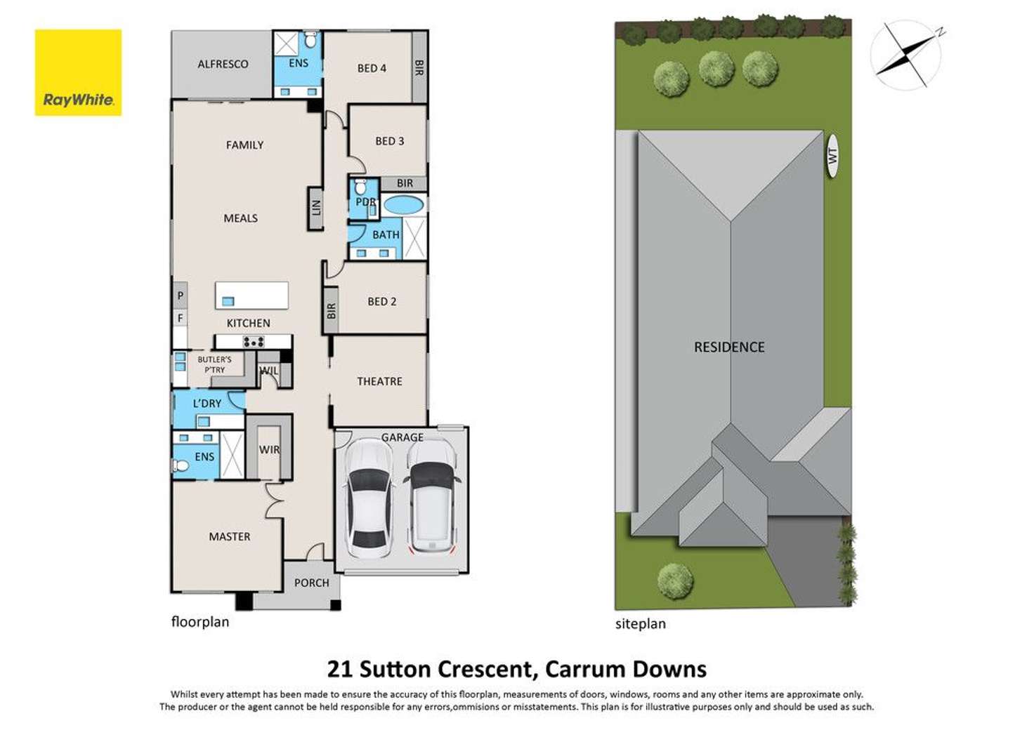 Floorplan of Homely house listing, 21 Sutton Crescent, Carrum Downs VIC 3201