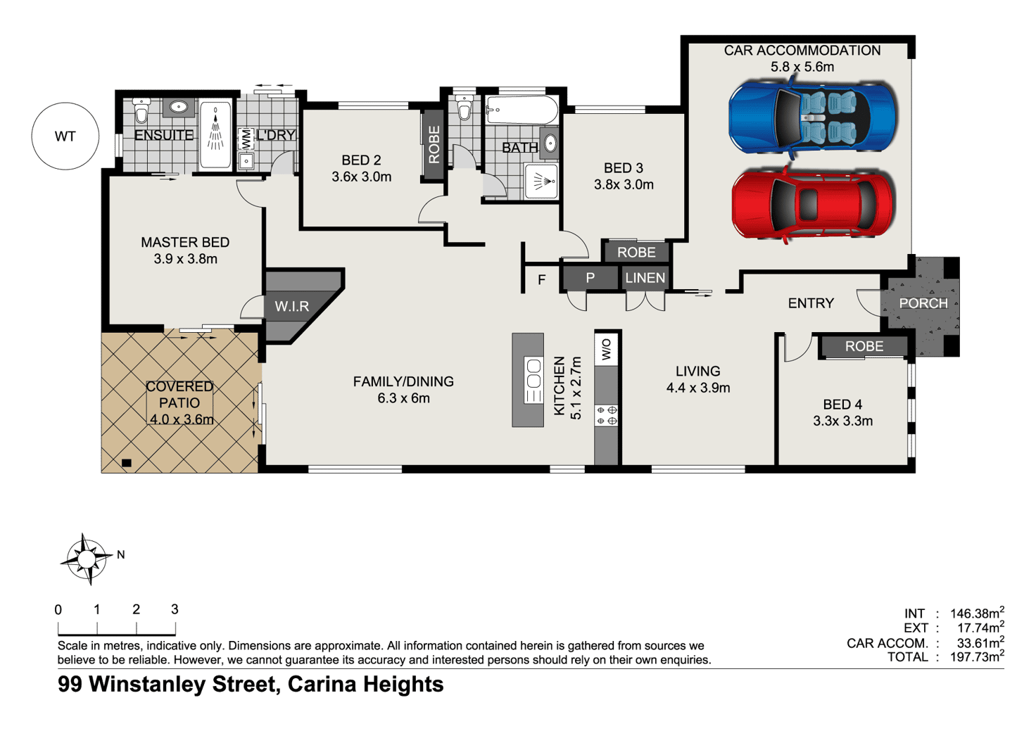 Floorplan of Homely house listing, 99 Winstanley Street, Carina Heights QLD 4152