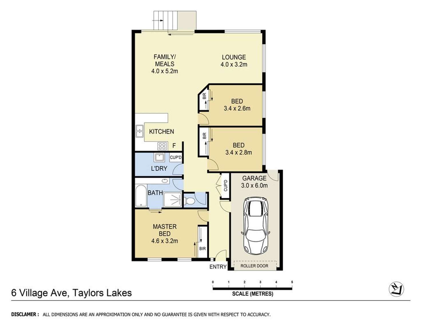 Floorplan of Homely house listing, 6 Village Avenue, Taylors Lakes VIC 3038