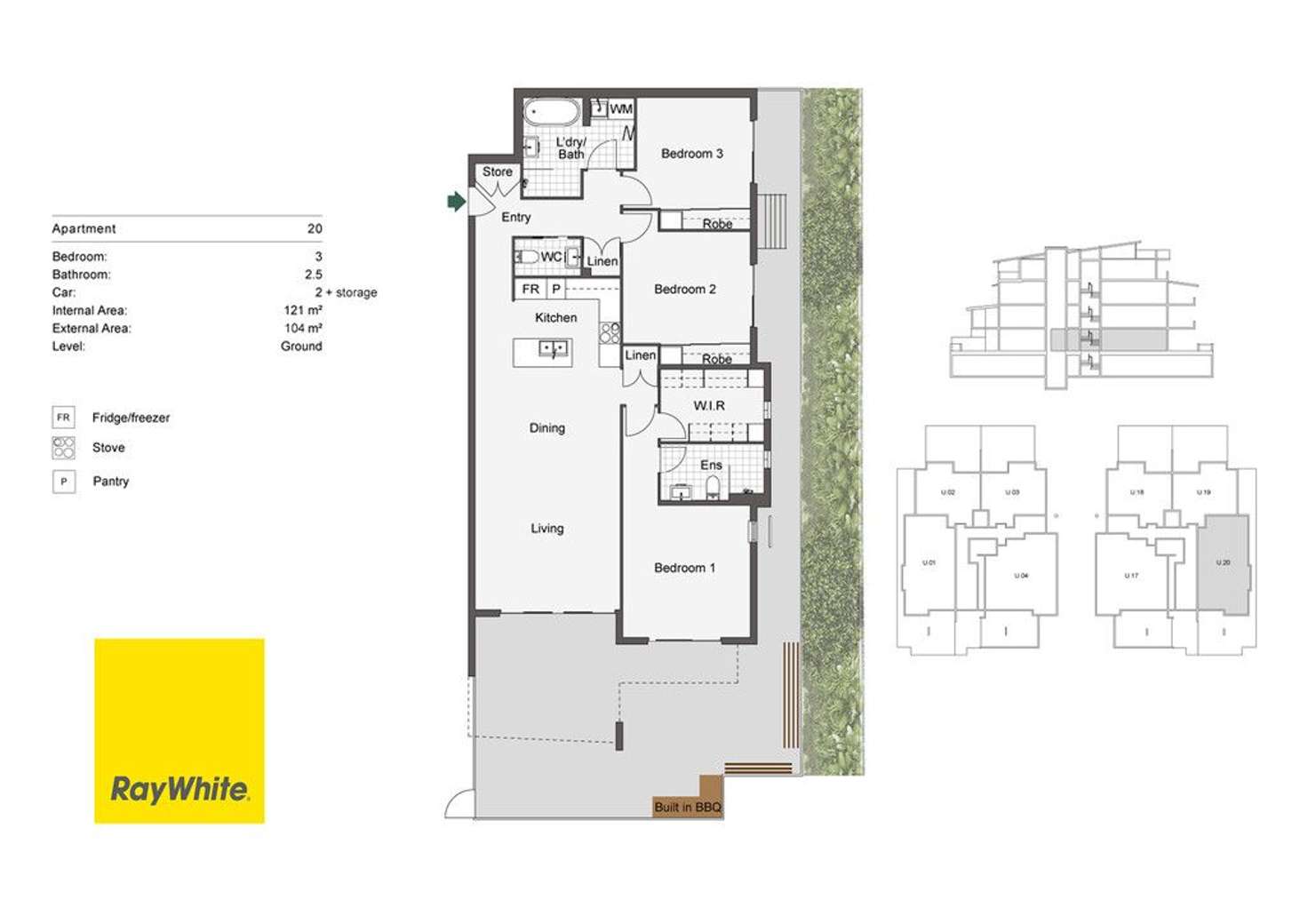 Floorplan of Homely apartment listing, 20/53-61 Kitchener Street, Coorparoo QLD 4151