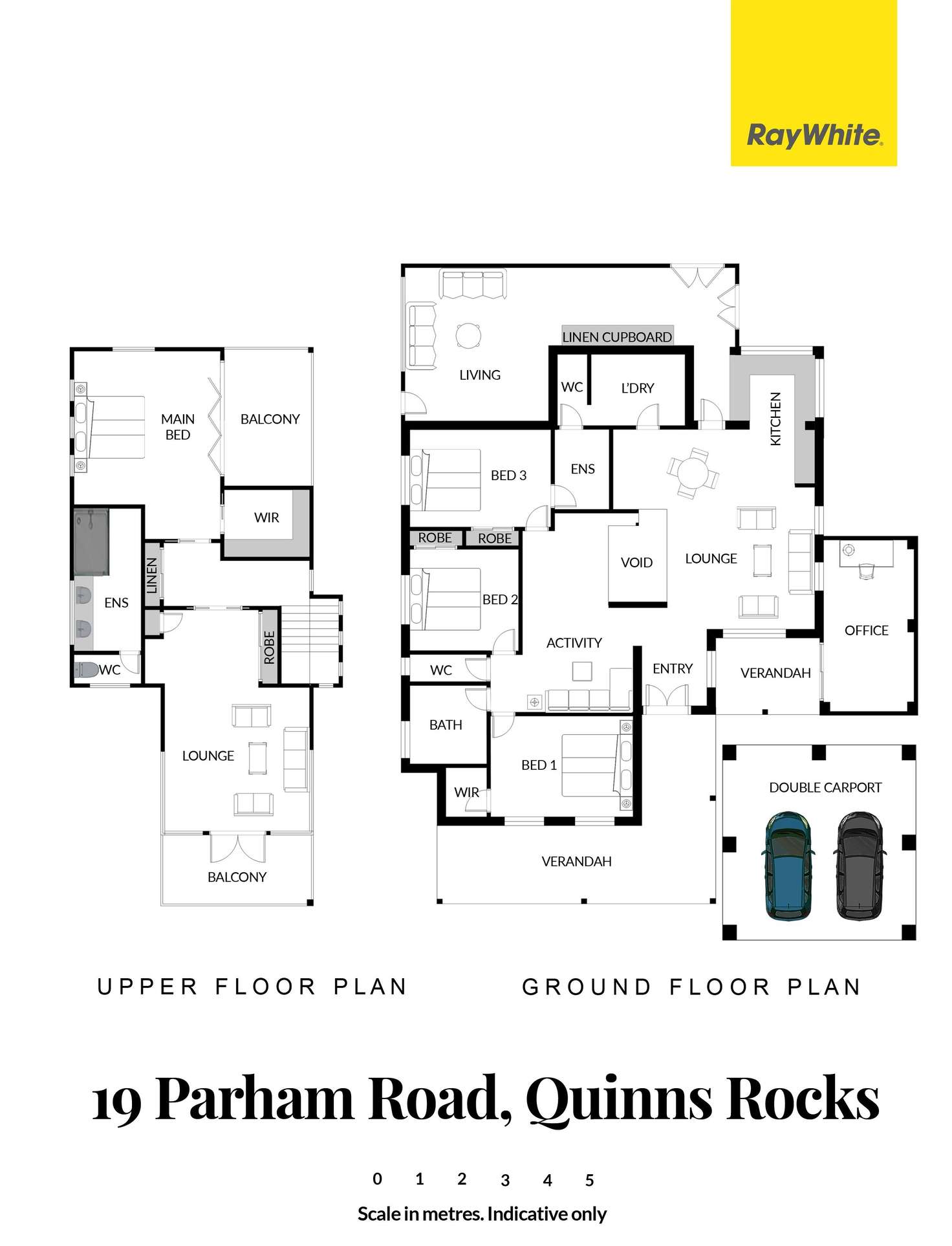 Floorplan of Homely house listing, 19 Parham Road, Quinns Rocks WA 6030