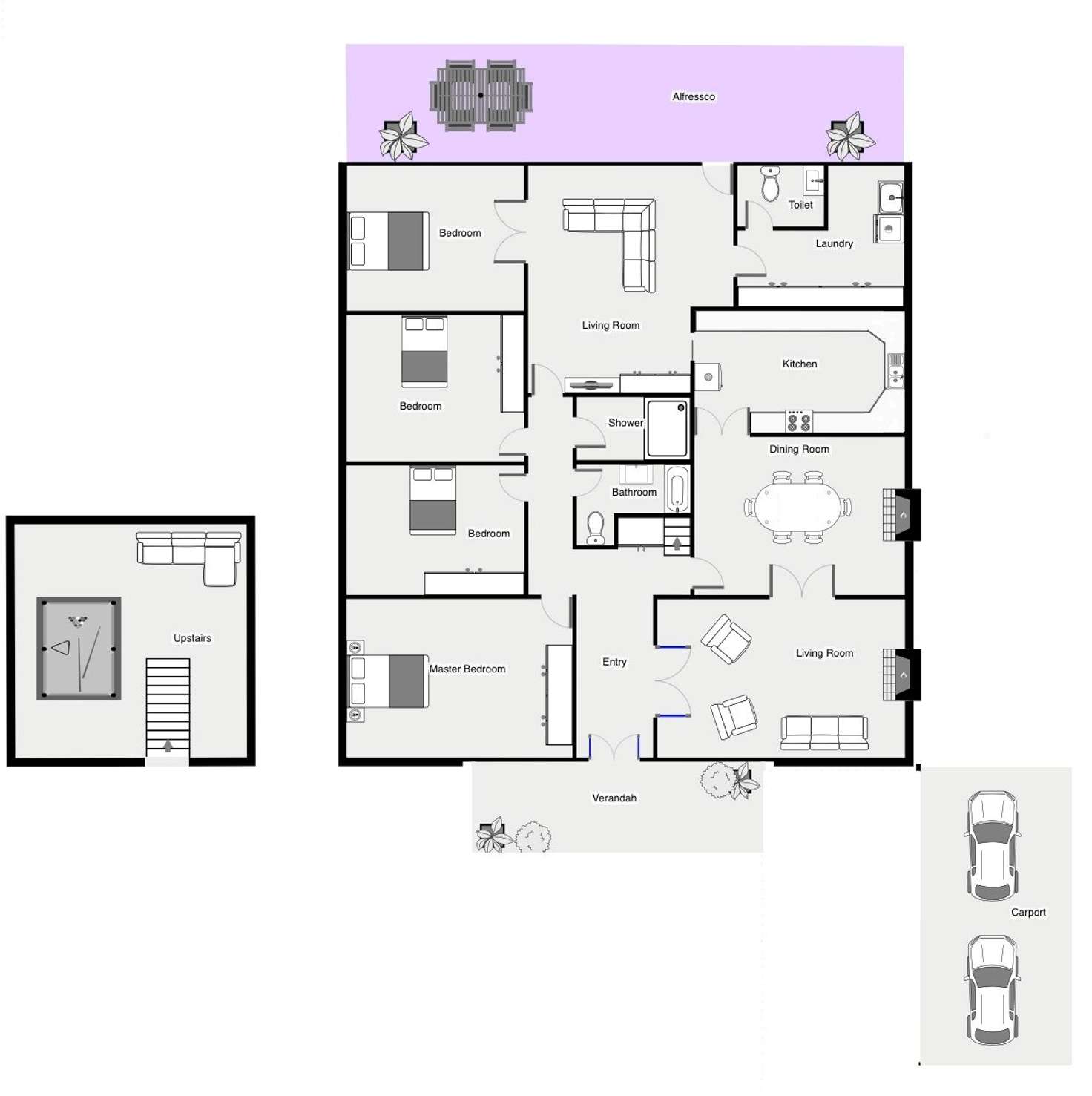 Floorplan of Homely house listing, 7 Rose Street, Mildura VIC 3500