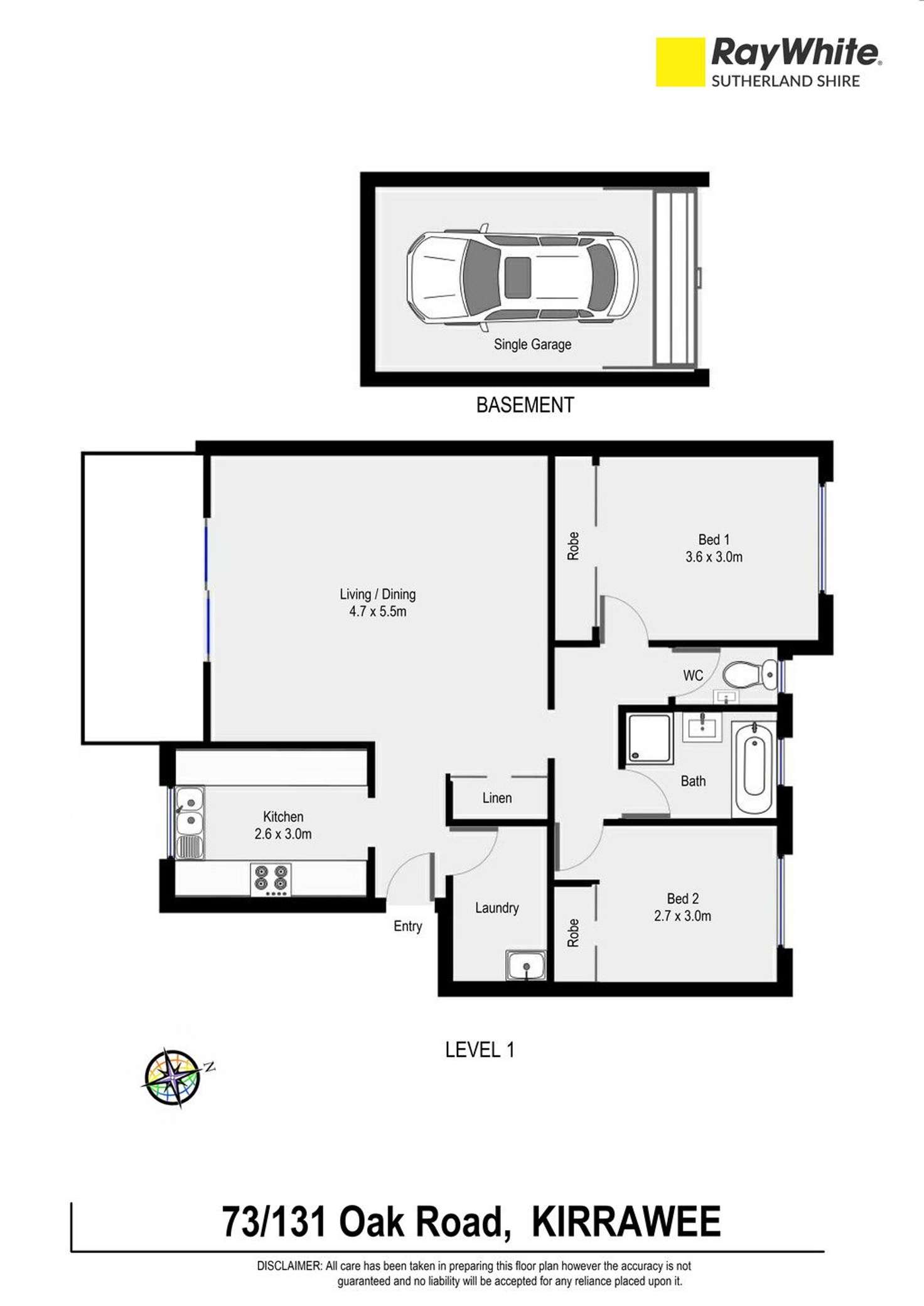 Floorplan of Homely apartment listing, 73/131-139 Oak Road, Kirrawee NSW 2232