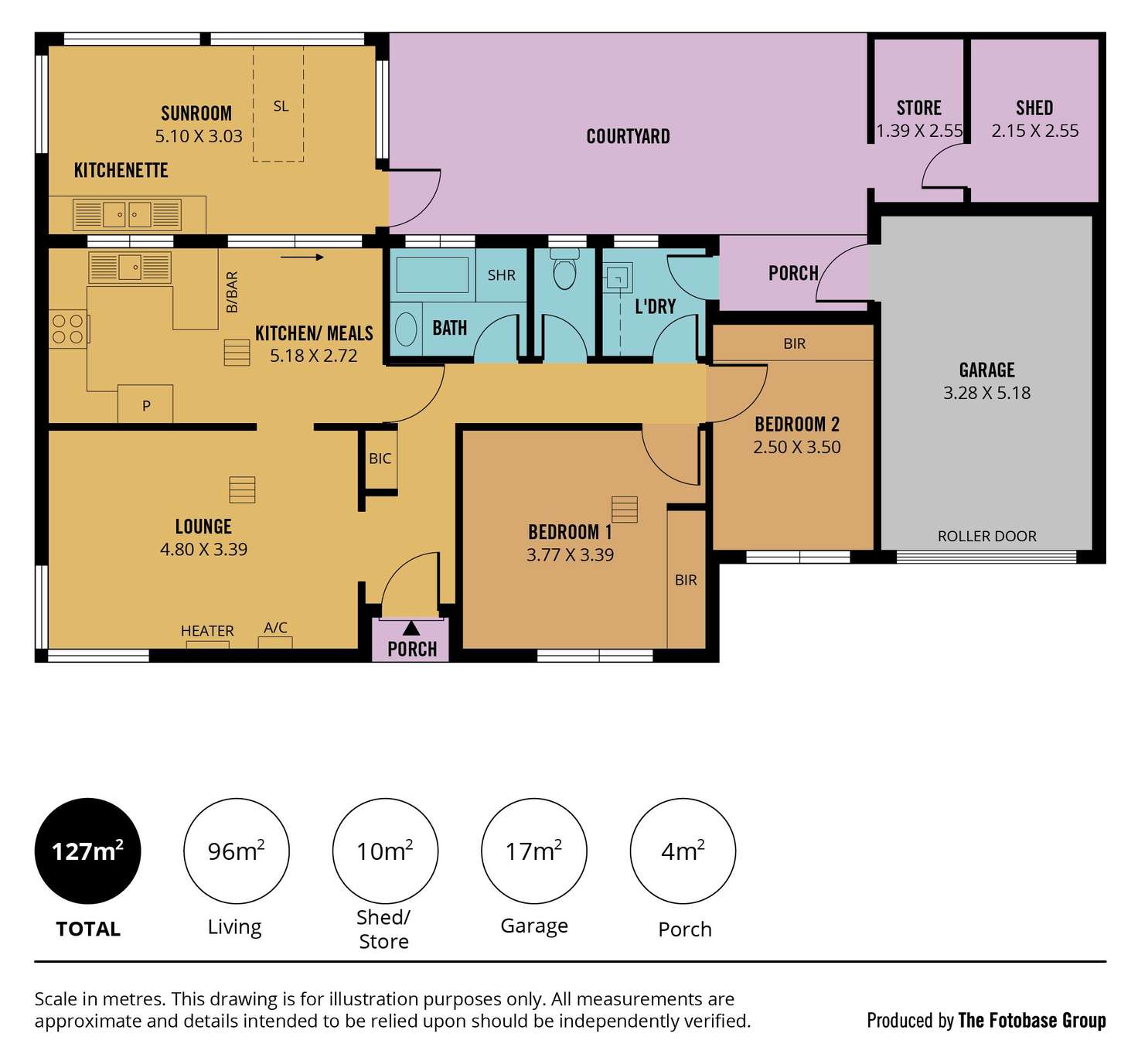 Floorplan of Homely unit listing, 2/71 New Street, Queenstown SA 5014