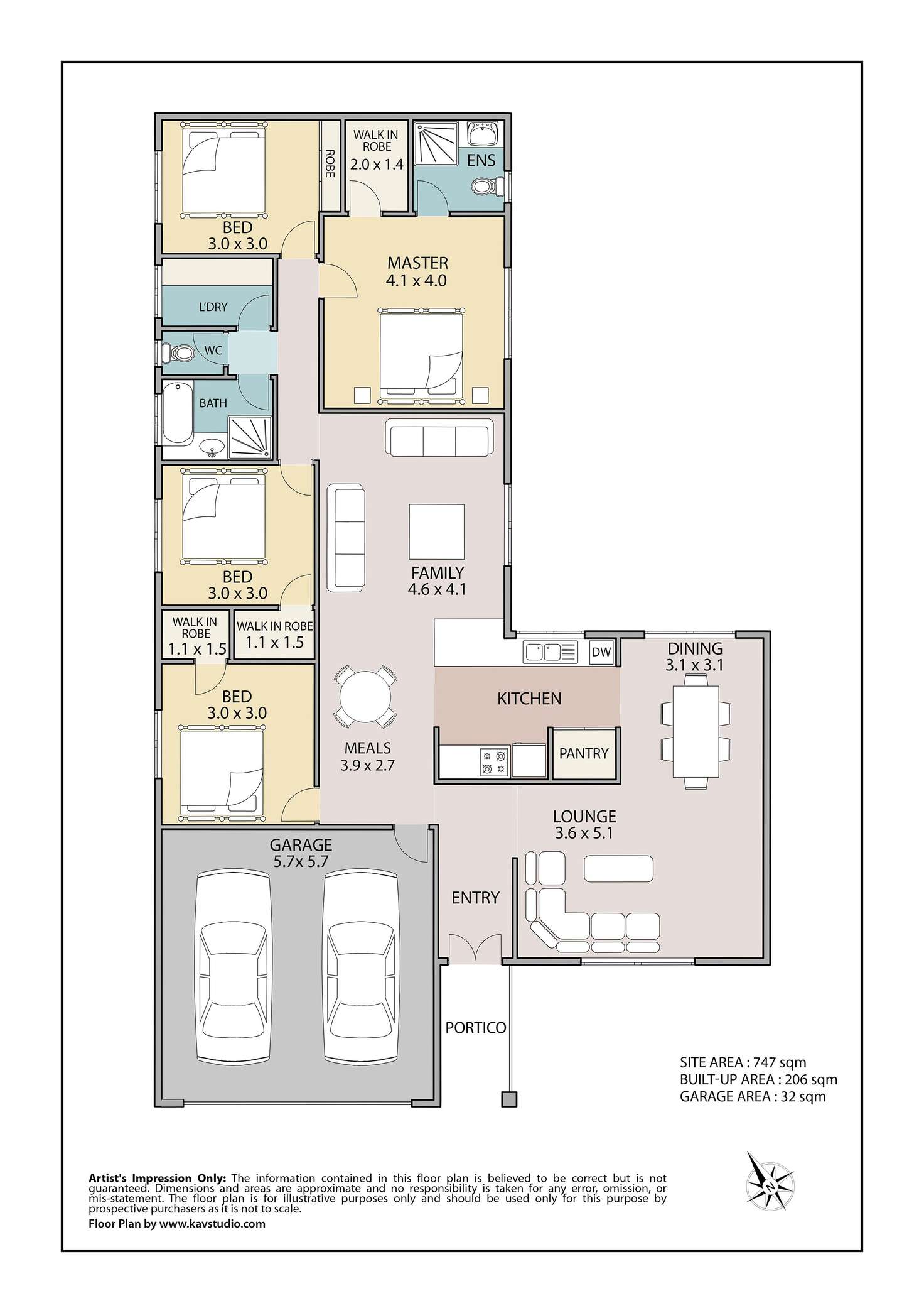 Floorplan of Homely house listing, 5 Northwood Court, Buderim QLD 4556