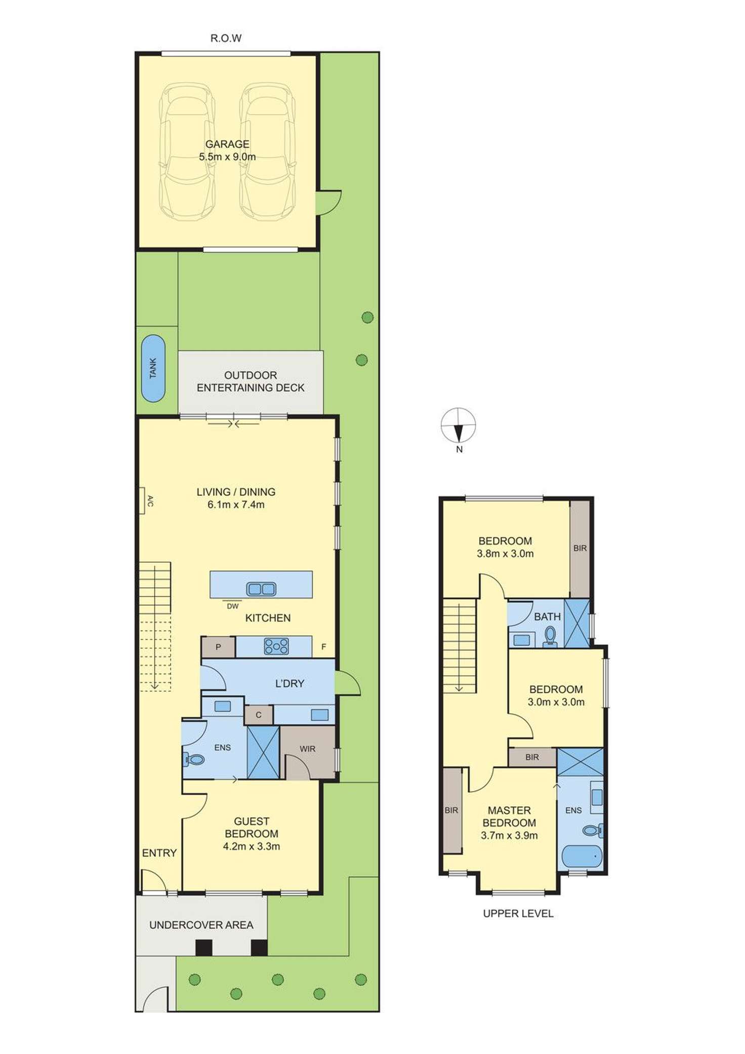 Floorplan of Homely house listing, 13A Lever Street, Coburg VIC 3058
