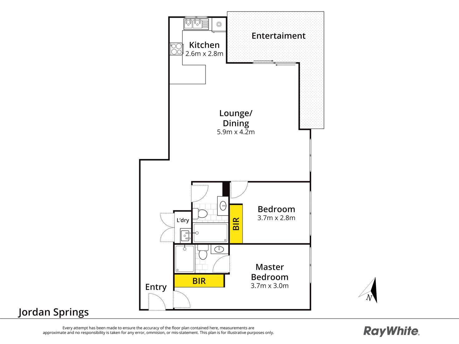 Floorplan of Homely unit listing, 73/56 Lakeside Parade, Jordan Springs NSW 2747