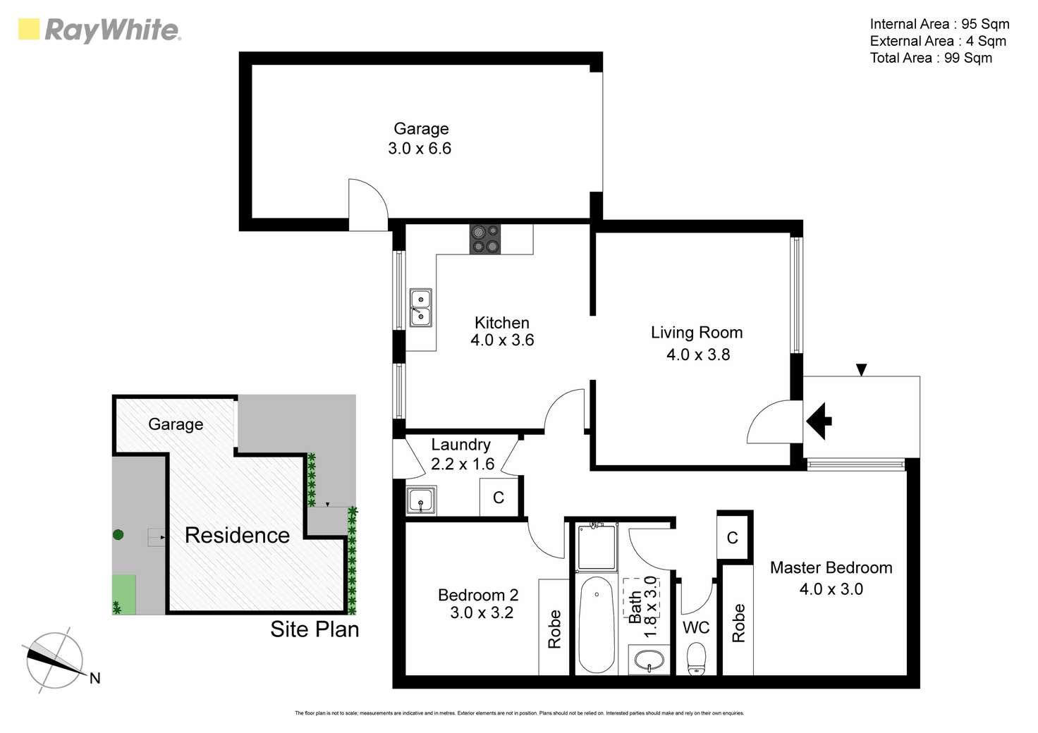 Floorplan of Homely unit listing, 2/24 Golf Links Avenue, Oakleigh VIC 3166