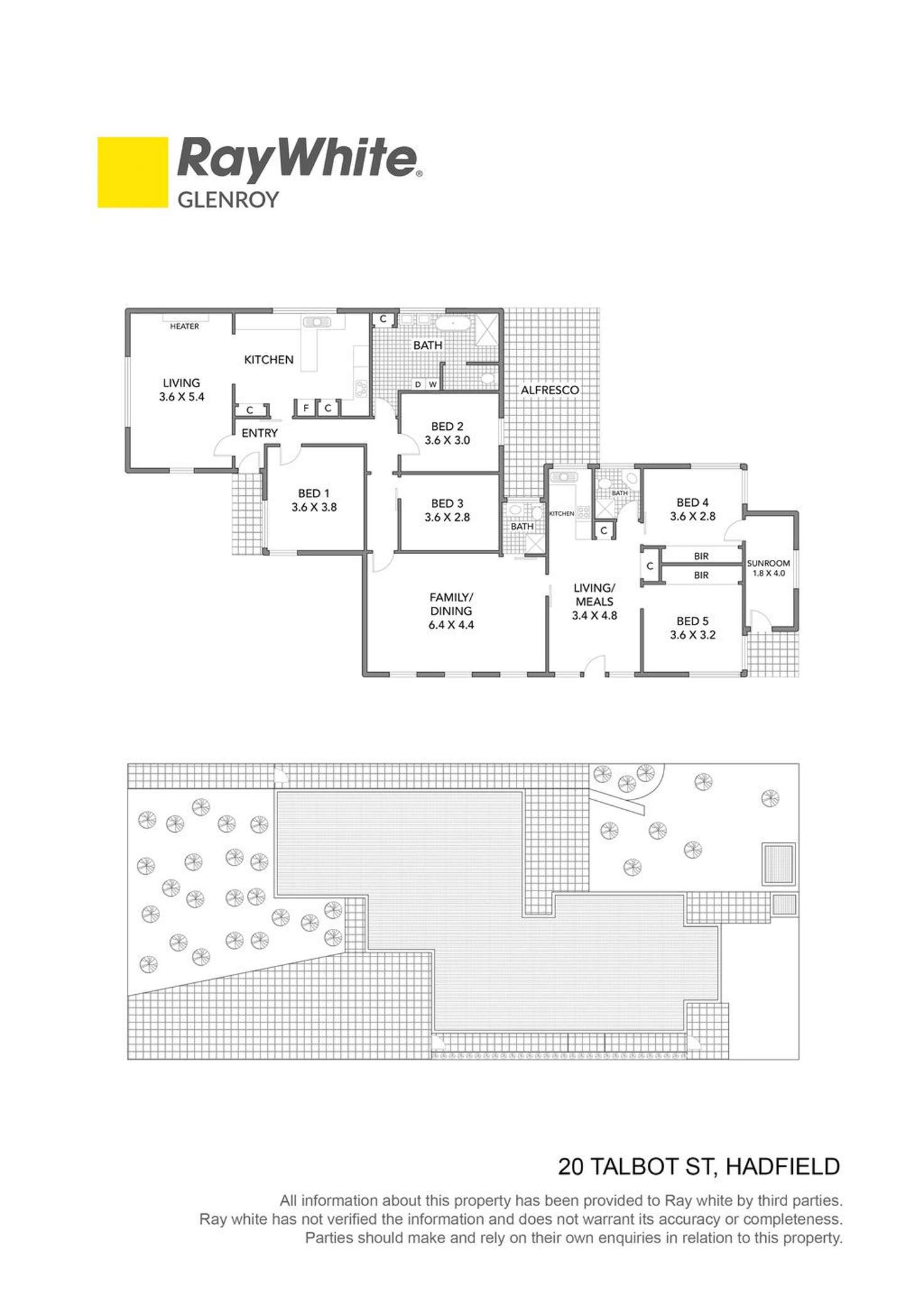Floorplan of Homely house listing, 20 Talbot Street, Hadfield VIC 3046