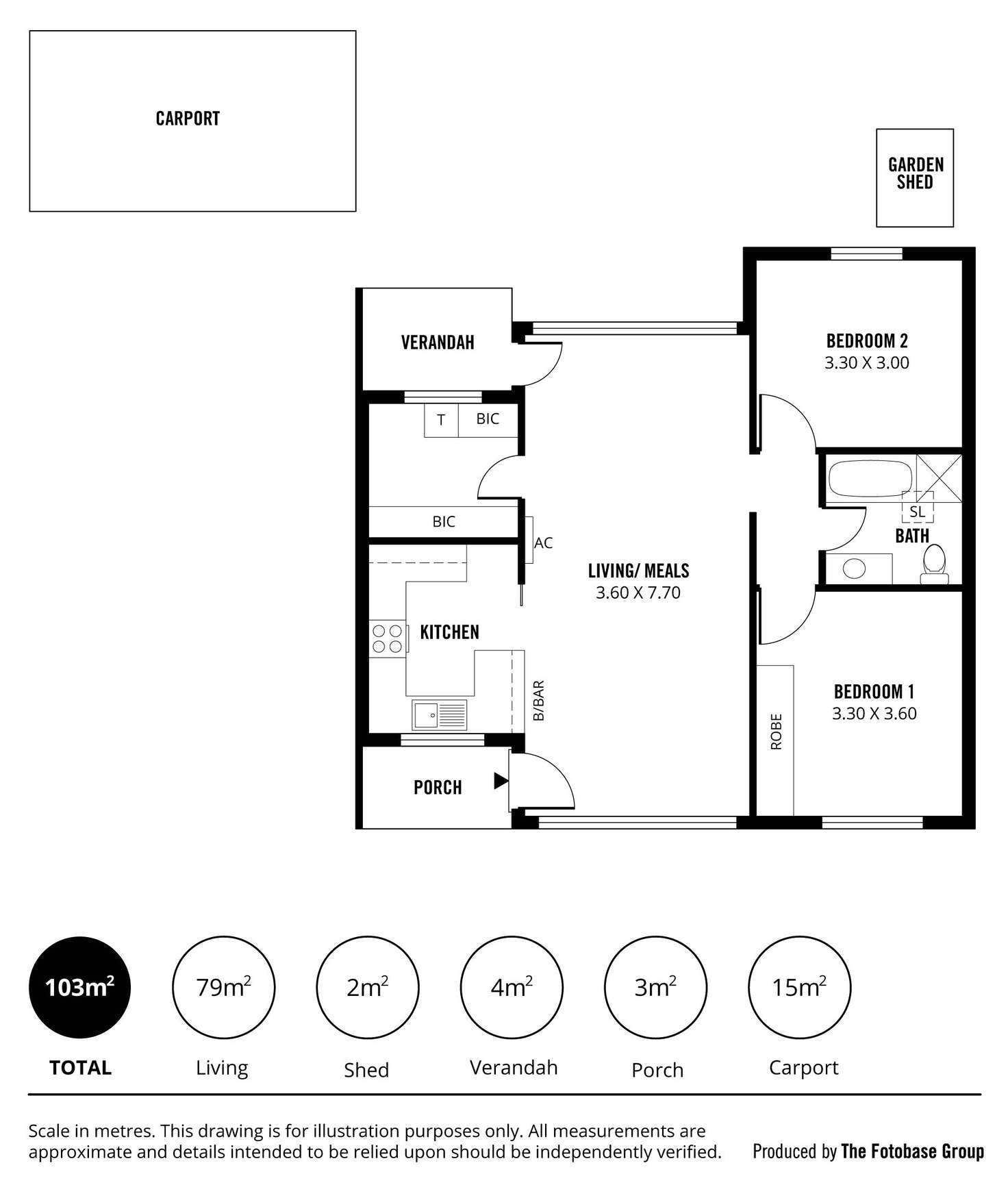 Floorplan of Homely unit listing, 9/216 Payneham Road, Evandale SA 5069