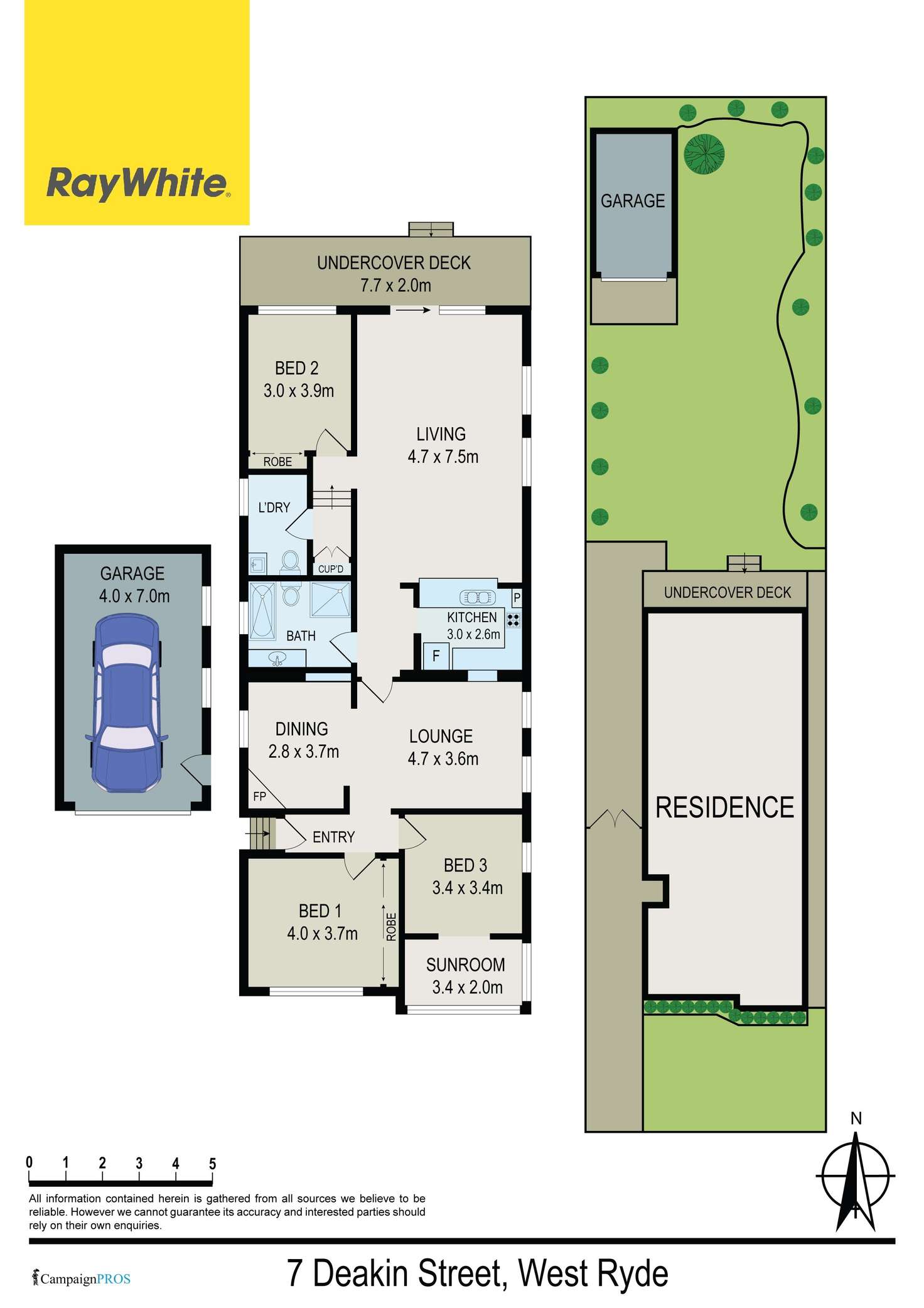 Floorplan of Homely house listing, 7 Deakin Street, West Ryde NSW 2114