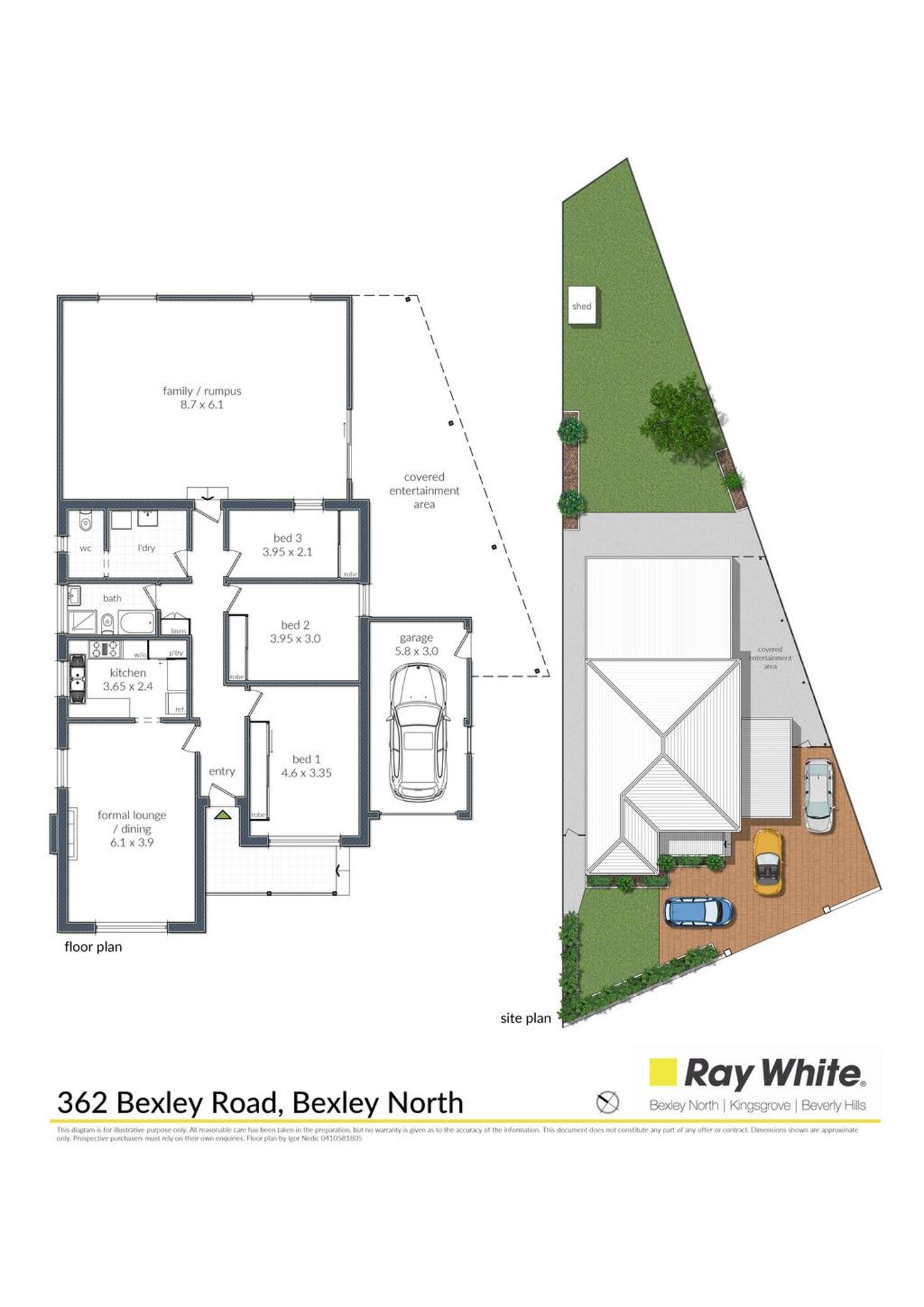 Floorplan of Homely house listing, 362 Bexley Road, Bexley North NSW 2207