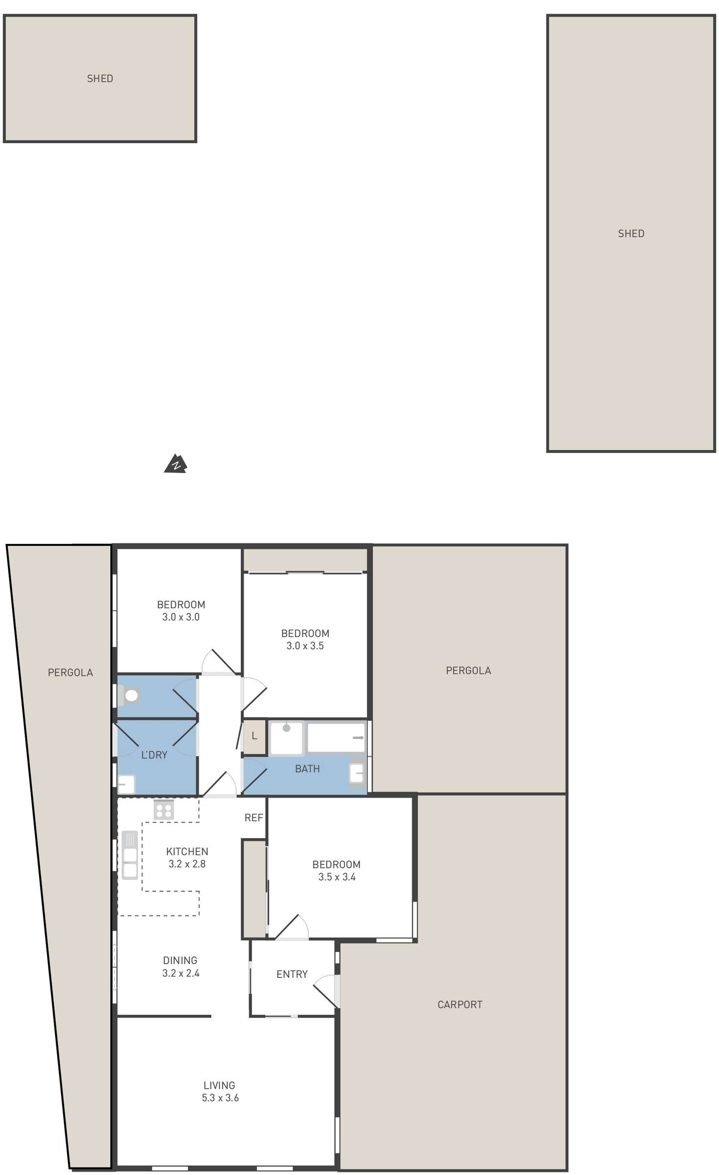 Floorplan of Homely house listing, 7 Cropley Court, Werribee VIC 3030