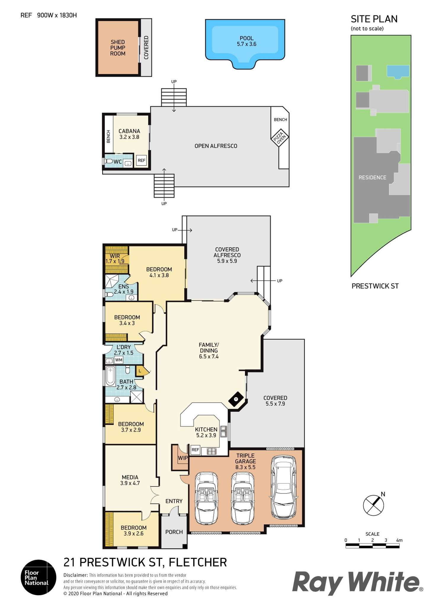 Floorplan of Homely house listing, 21 Prestwick Street, Fletcher NSW 2287