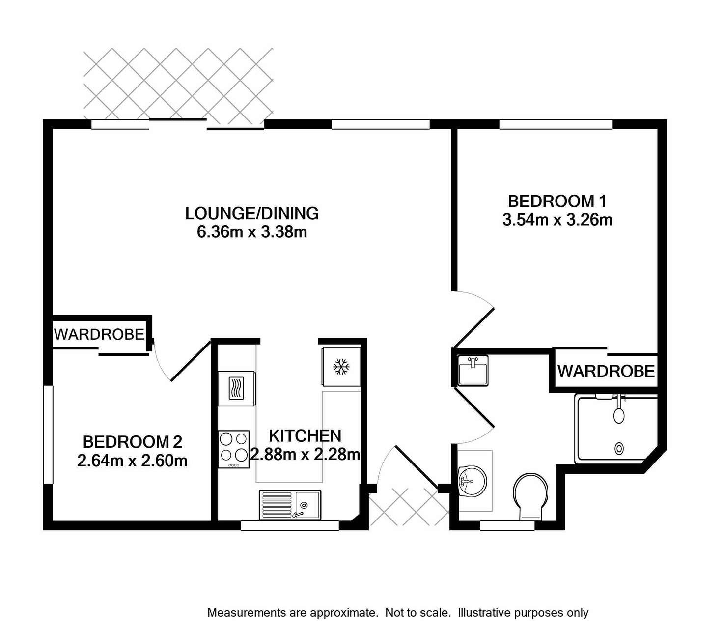 Floorplan of Homely unit listing, 22/37 Mulgoa Road, Penrith NSW 2750