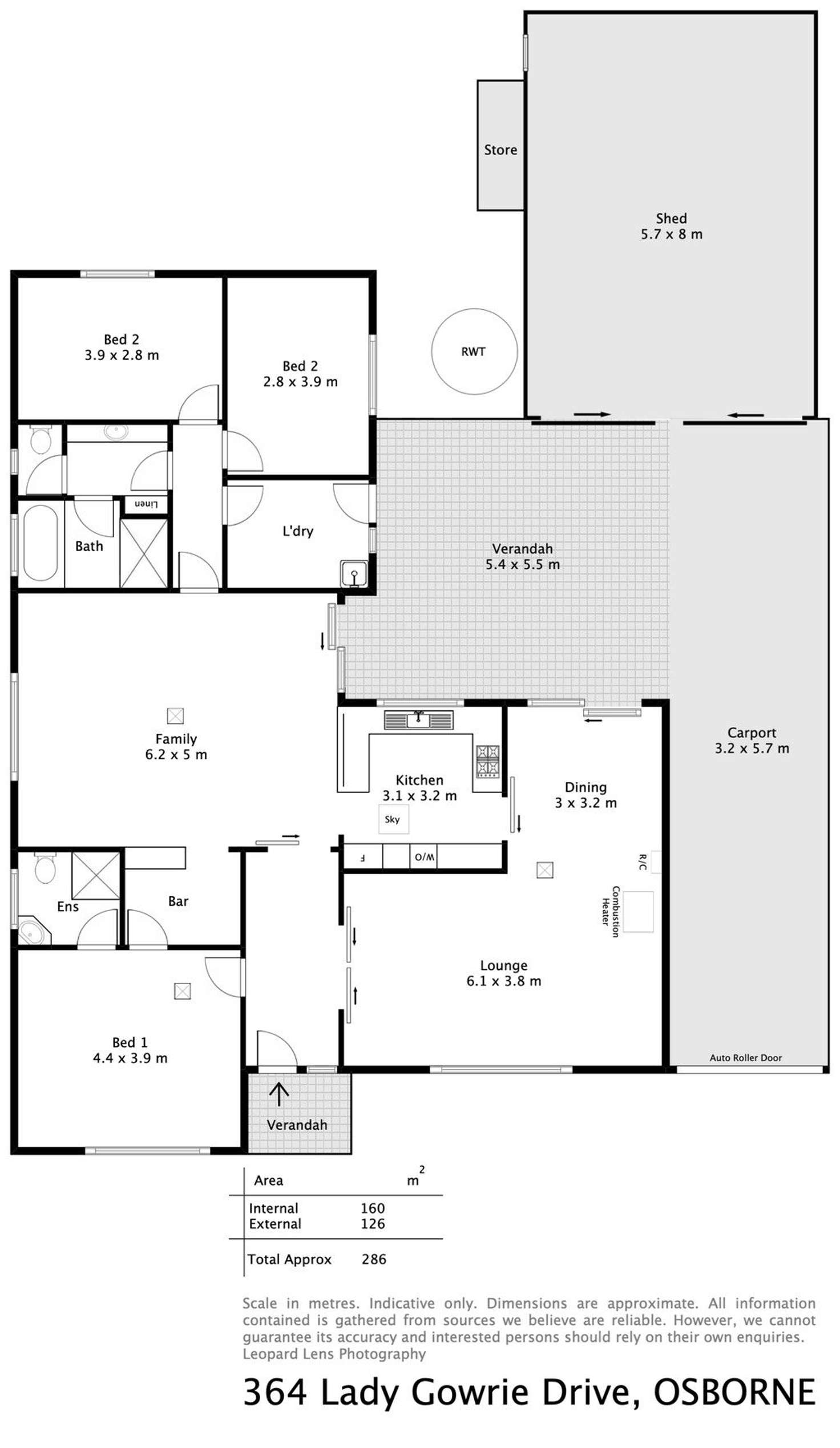 Floorplan of Homely house listing, 364 Lady Gowrie Drive, Osborne SA 5017