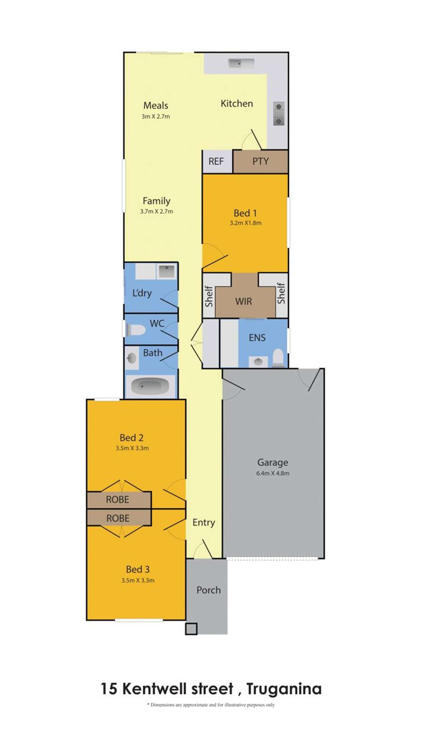 Floorplan of Homely house listing, 15 Kentwell Street, Truganina VIC 3029