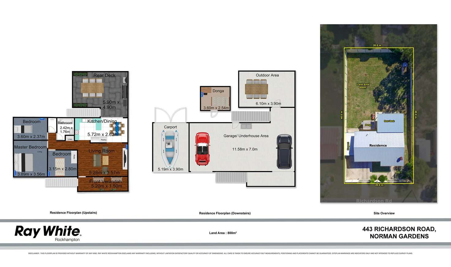 Floorplan of Homely house listing, 443 Richardson Road, Norman Gardens QLD 4701