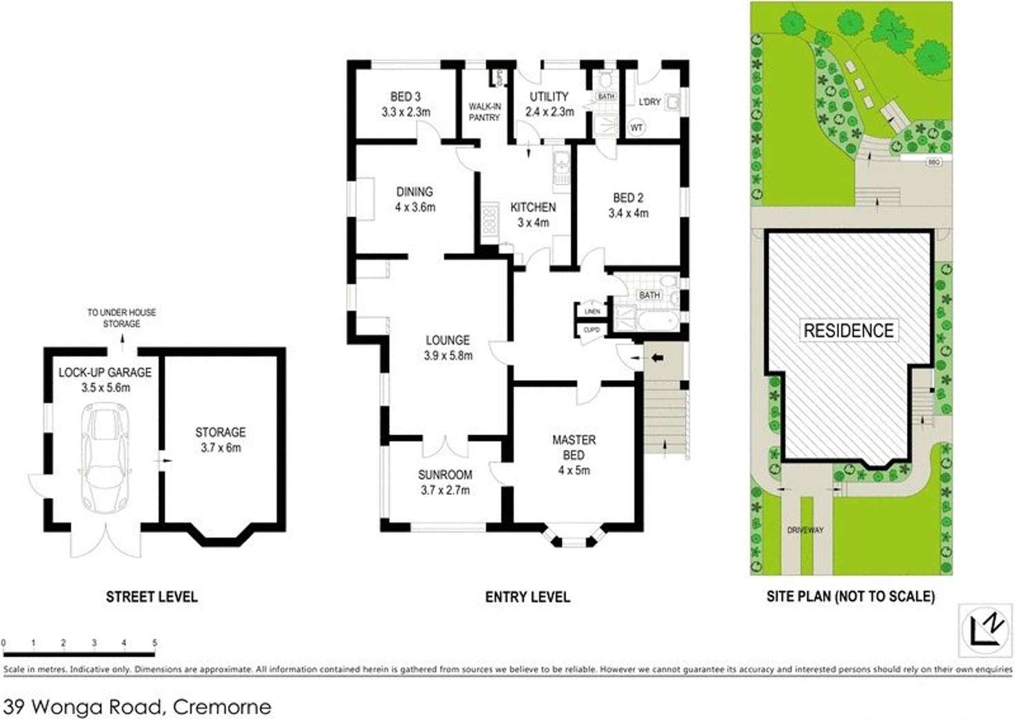 Floorplan of Homely house listing, 39 Wonga Road, Cremorne NSW 2090