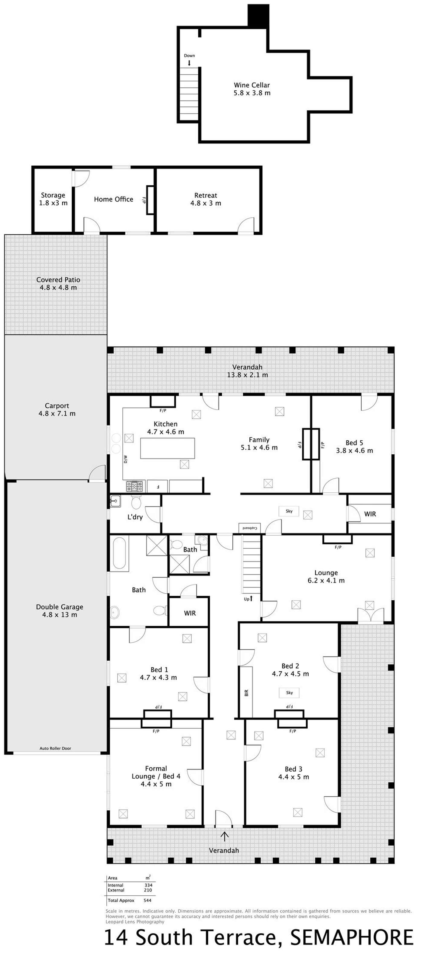 Floorplan of Homely house listing, 14 South Terrace, Semaphore SA 5019