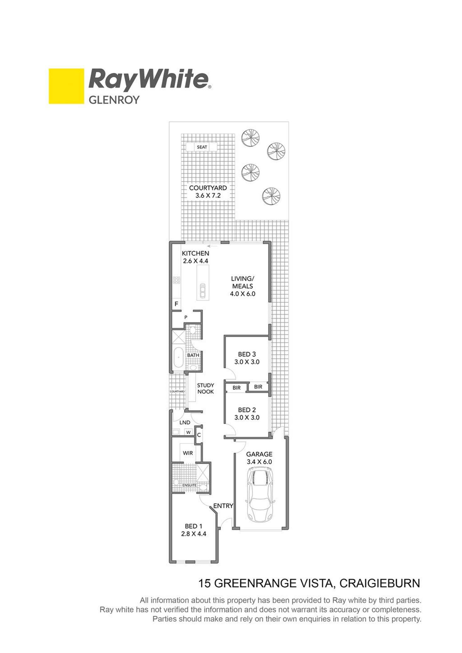 Floorplan of Homely house listing, 15 Greenrange Vista, Roxburgh Park VIC 3064