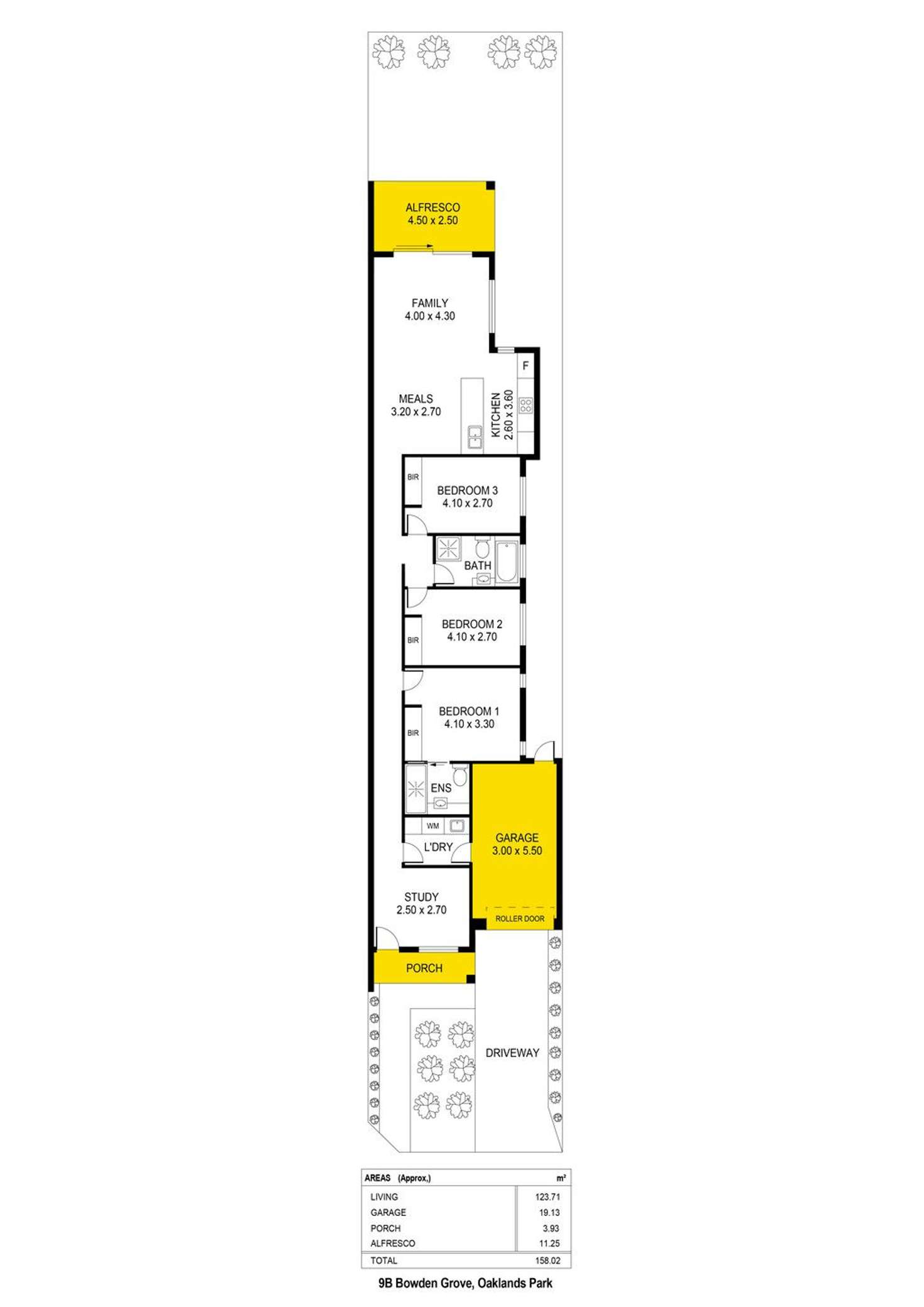 Floorplan of Homely house listing, 9A Bowden Grove, Oaklands Park SA 5046