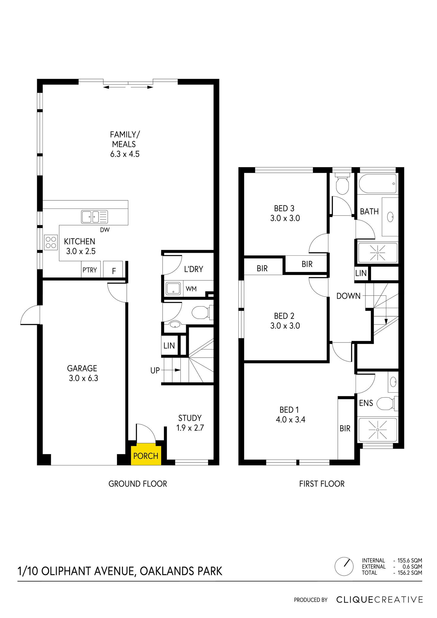 Floorplan of Homely house listing, 10B Oliphant Avenue, Oaklands Park SA 5046