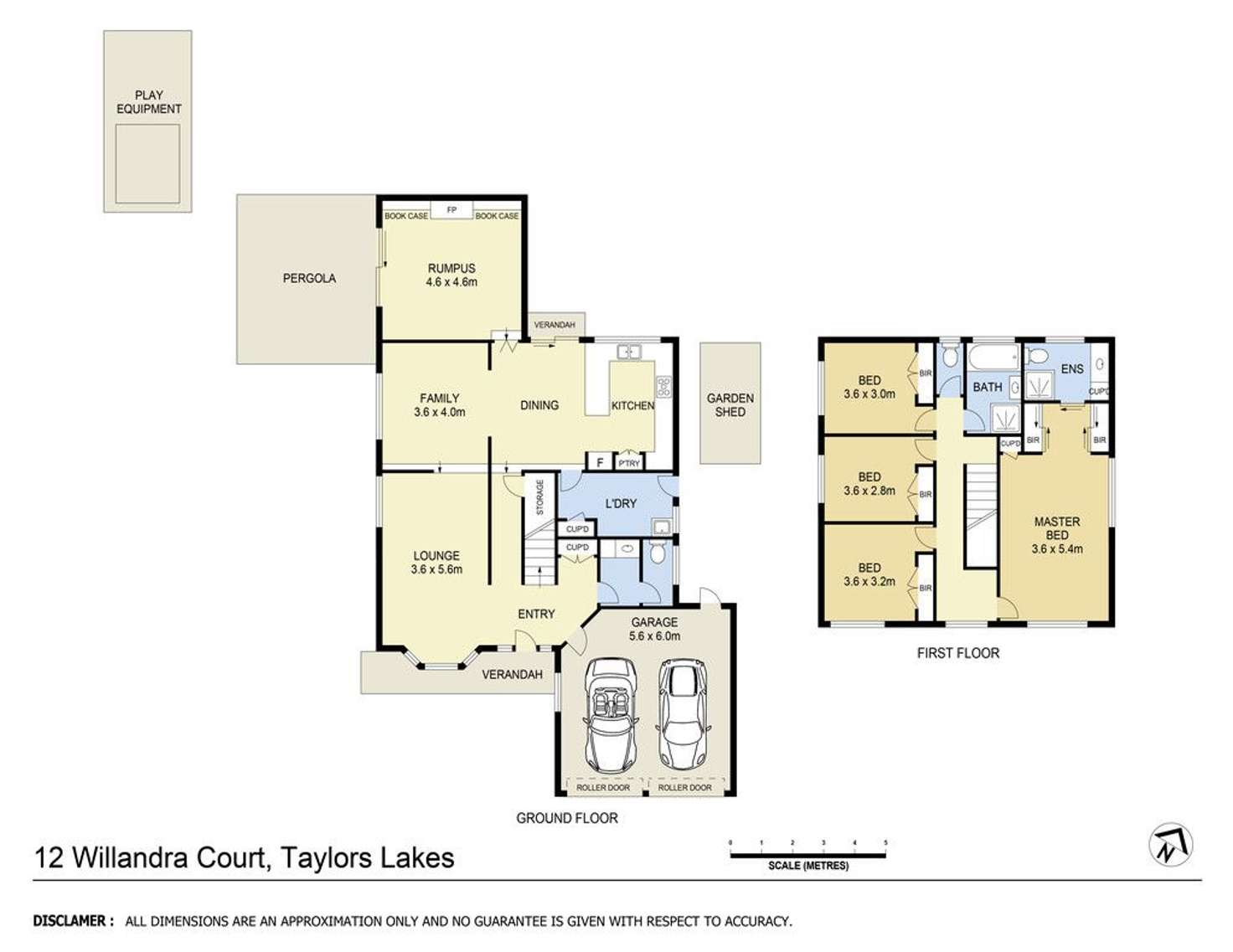 Floorplan of Homely house listing, 12 Willandra Court, Taylors Lakes VIC 3038