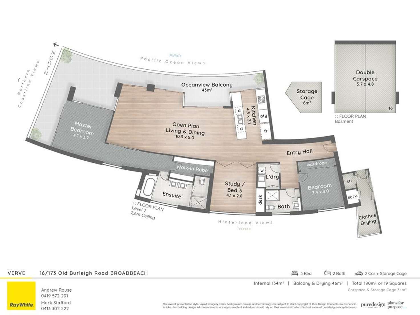 Floorplan of Homely apartment listing, 16/173 Old Burleigh Road, Broadbeach QLD 4218