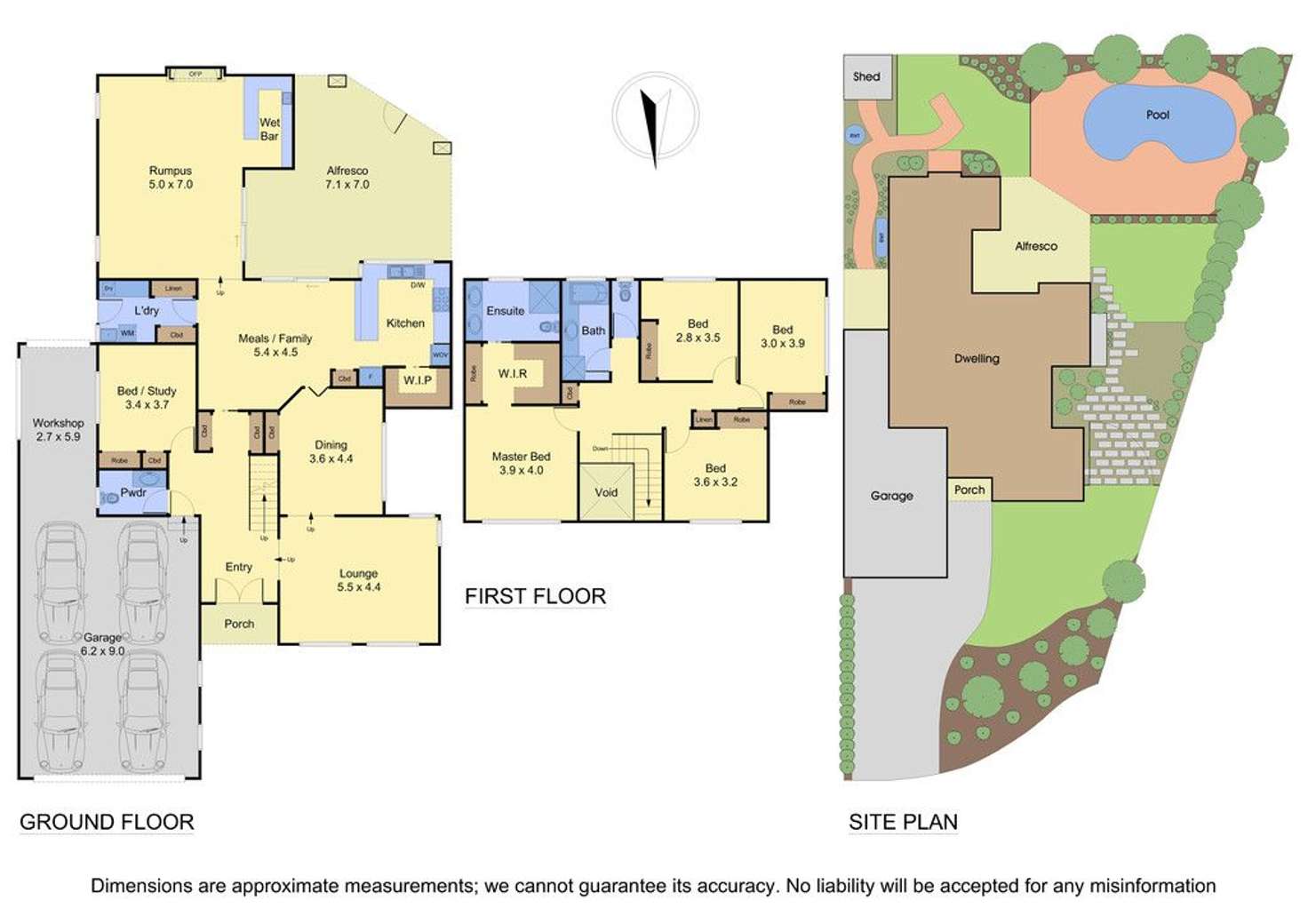 Floorplan of Homely house listing, 9 Jessica Close, Wantirna South VIC 3152