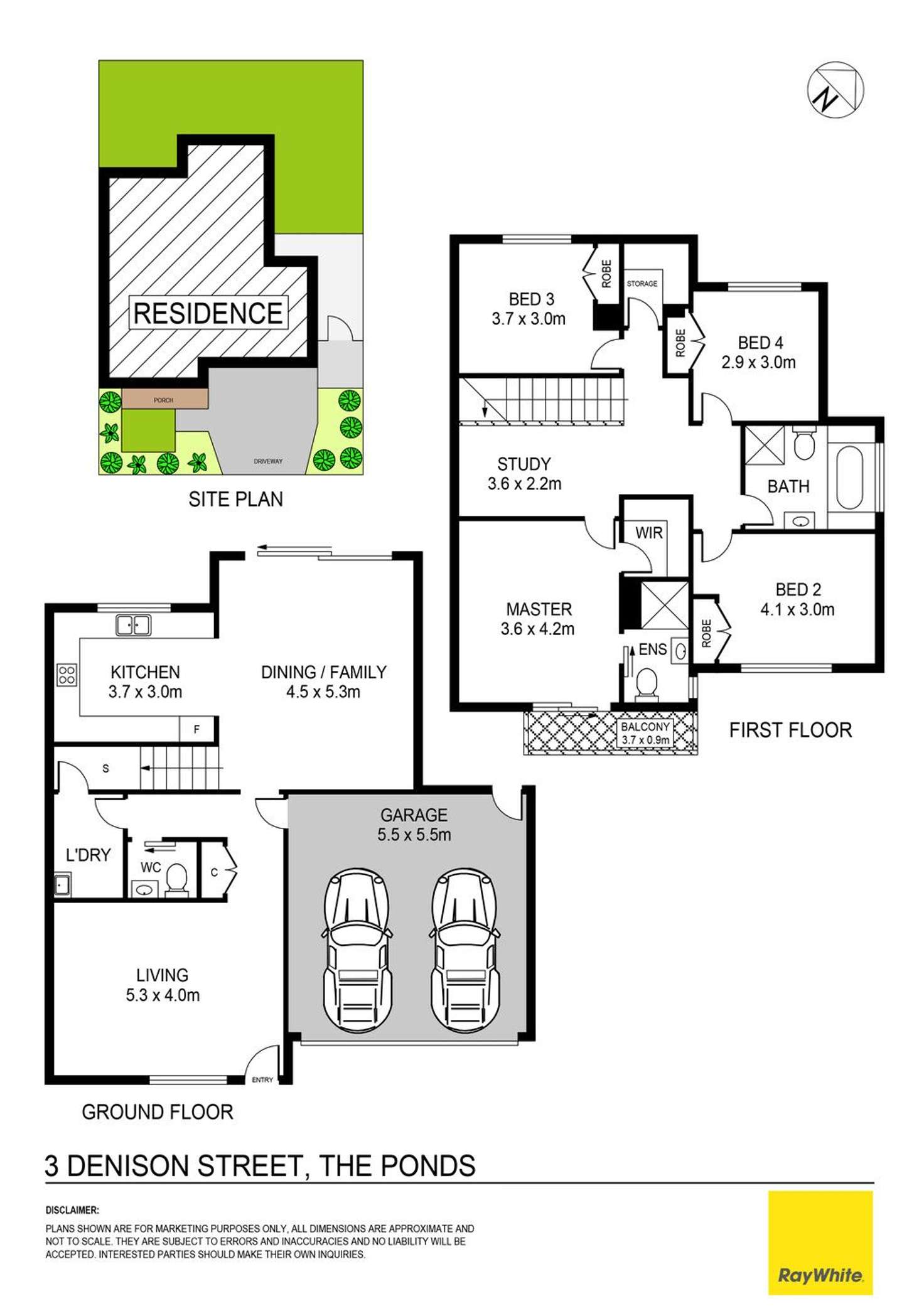 Floorplan of Homely house listing, 3 Denison Street, The Ponds NSW 2769