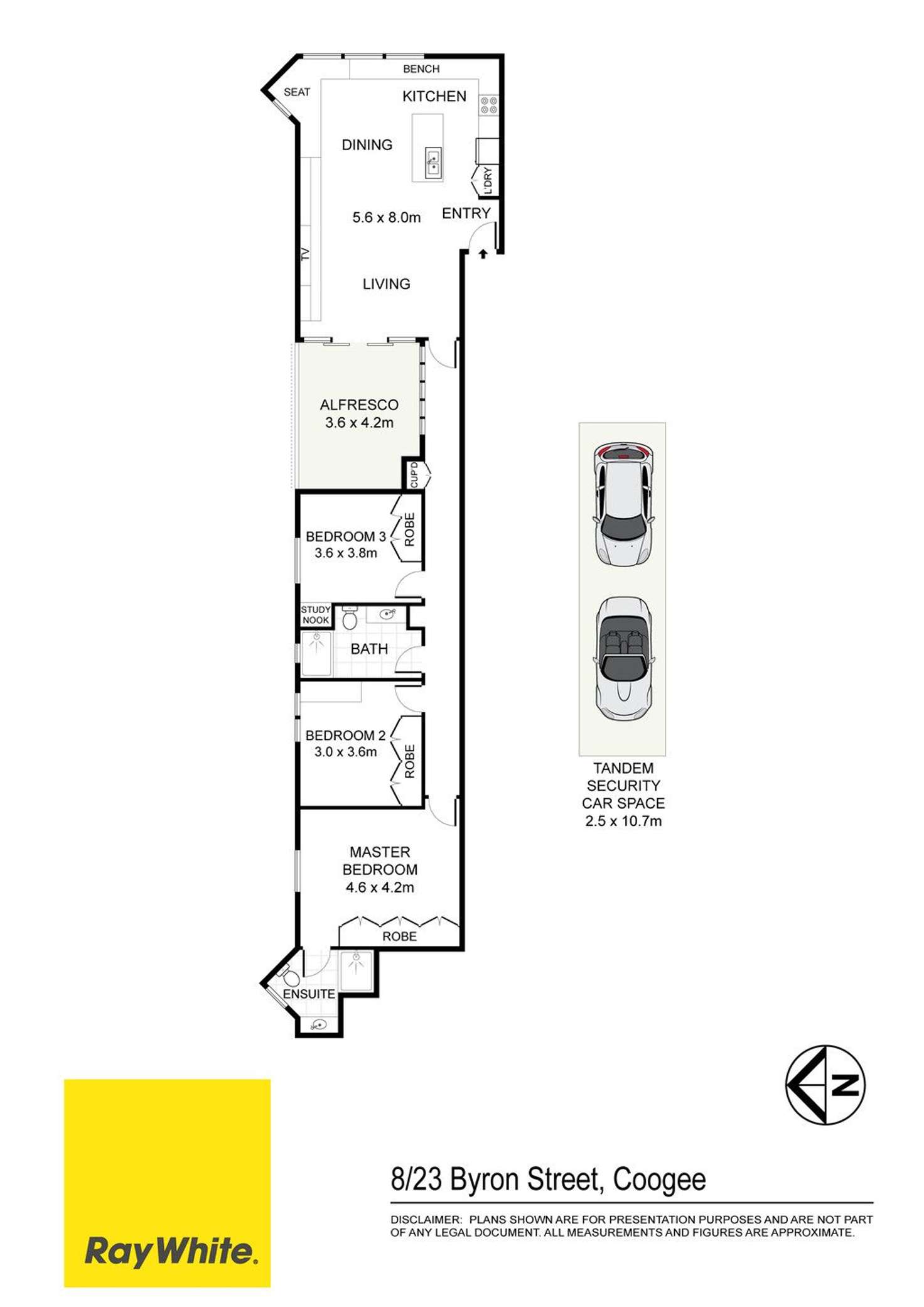 Floorplan of Homely apartment listing, 8/23 Byron Street, Coogee NSW 2034