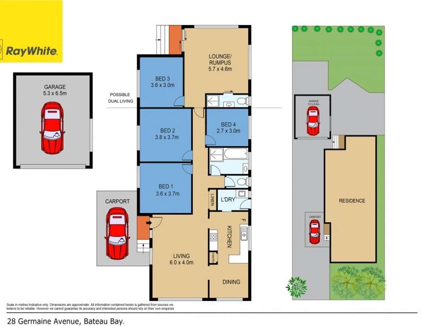 Floorplan of Homely house listing, 28 Germaine Avenue, Bateau Bay NSW 2261