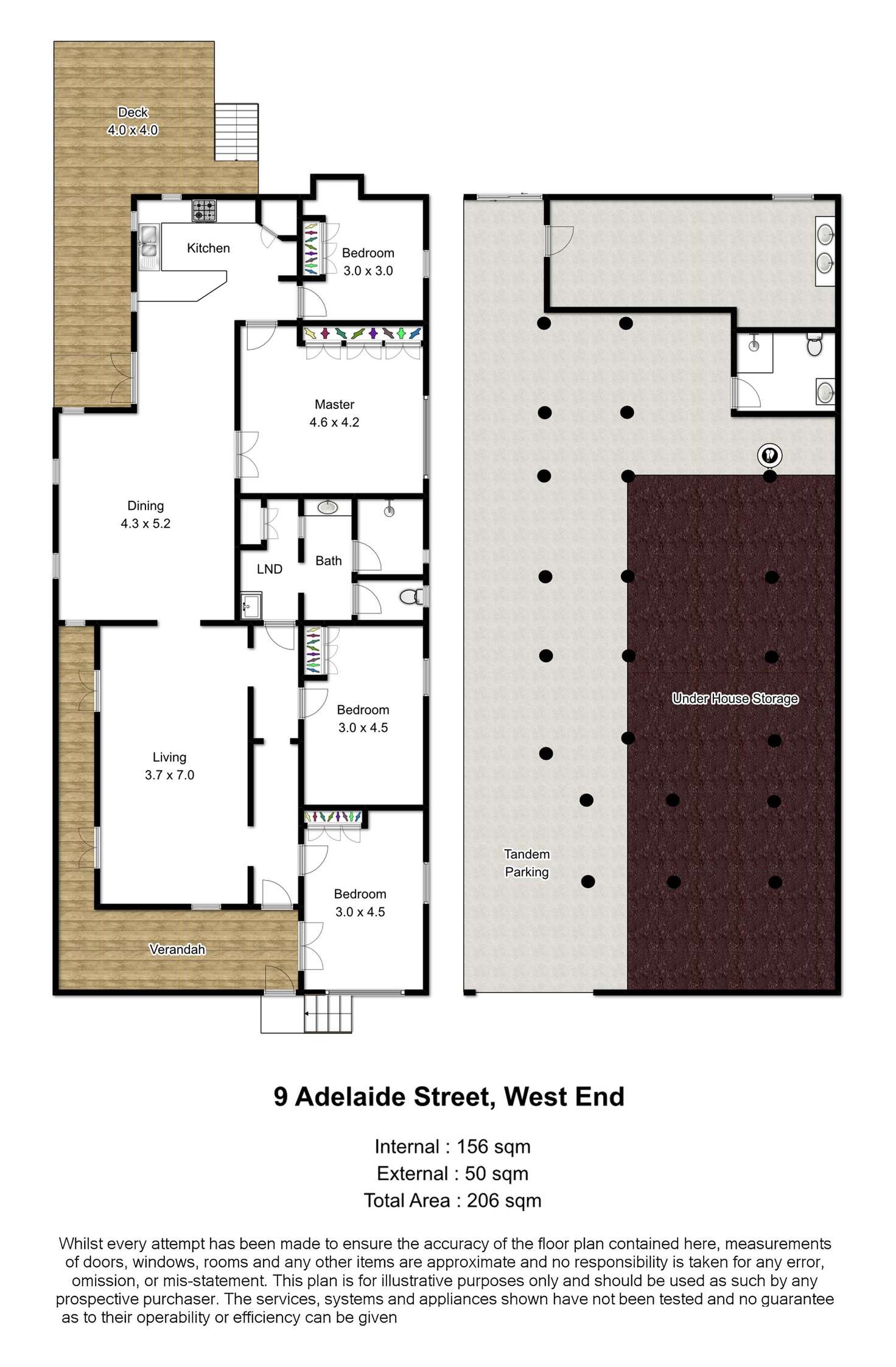Floorplan of Homely house listing, 9 Adelaide Street, West End QLD 4101