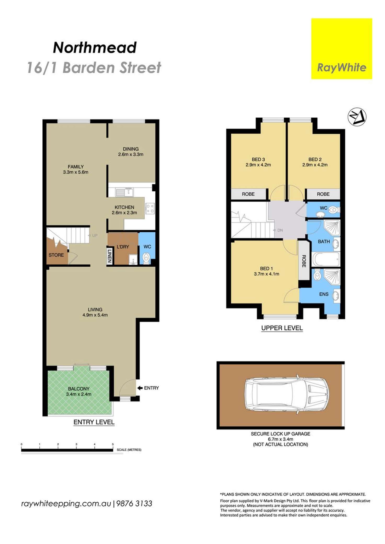 Floorplan of Homely apartment listing, 16/1 Barden Street, Northmead NSW 2152