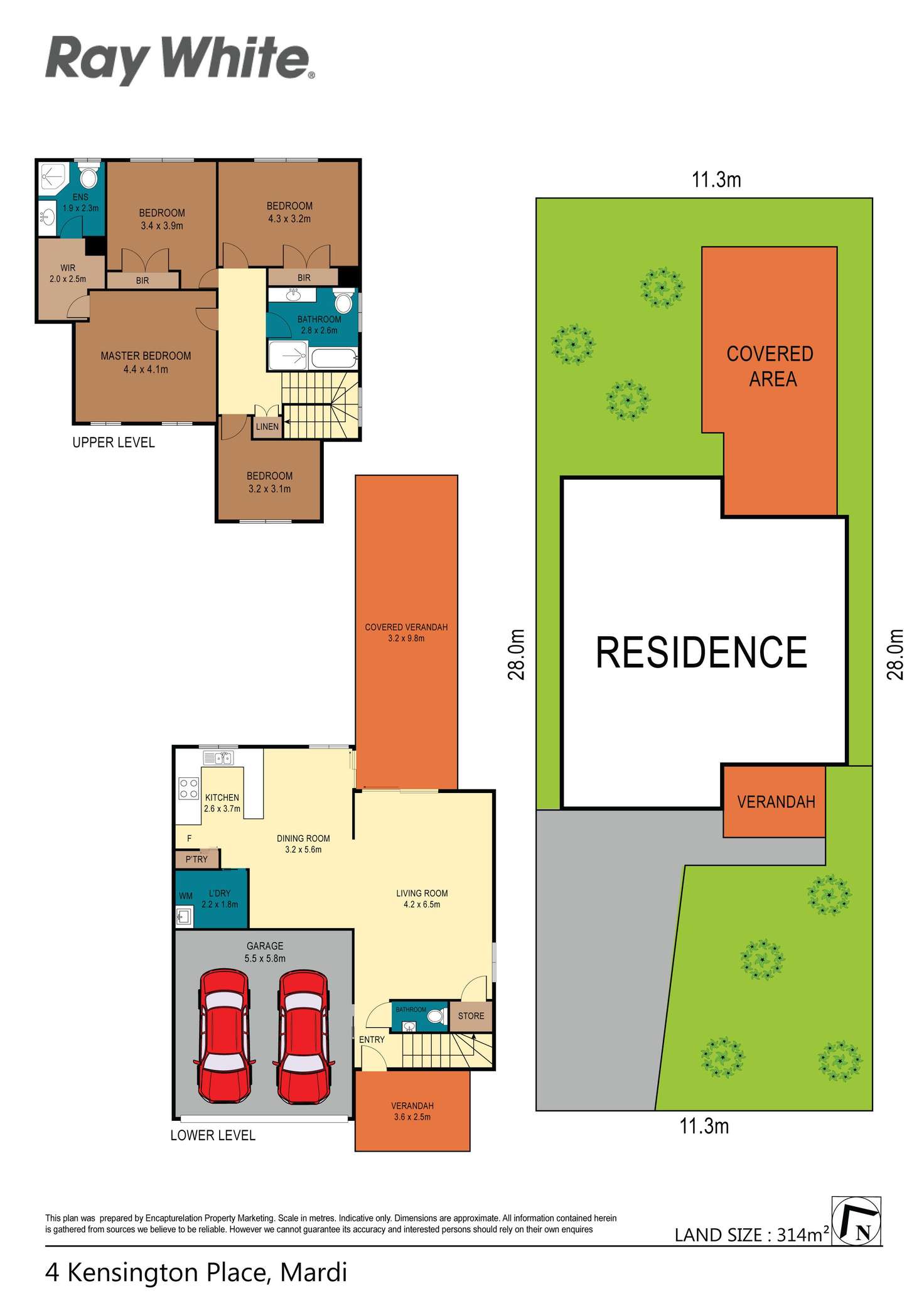 Floorplan of Homely house listing, 4 Kensington Place, Mardi NSW 2259