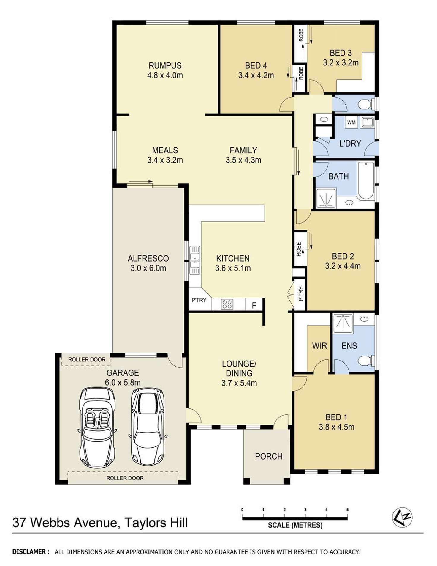 Floorplan of Homely house listing, 37 Webbs Avenue, Taylors Hill VIC 3037