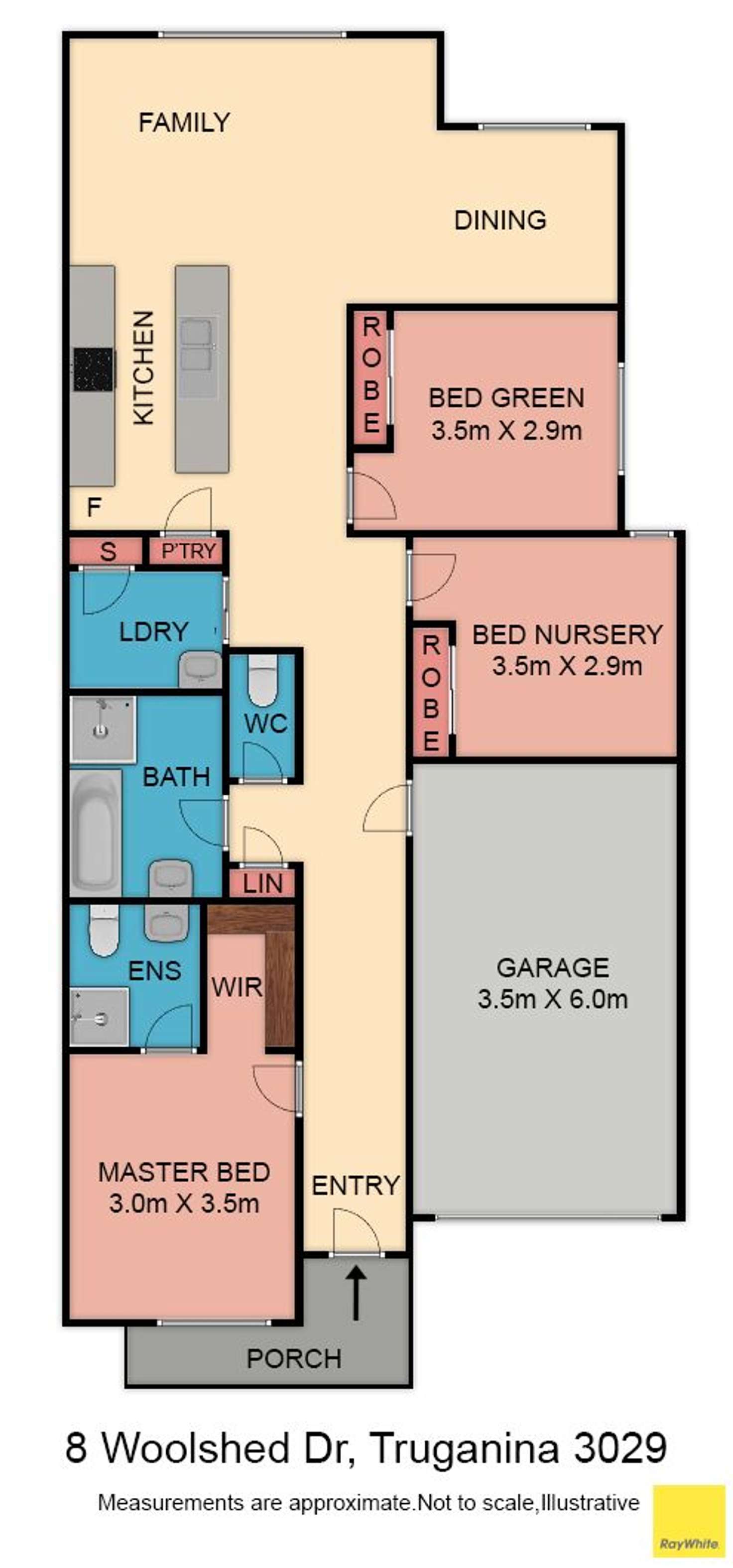 Floorplan of Homely house listing, 8 Woolshed Drive, Truganina VIC 3029