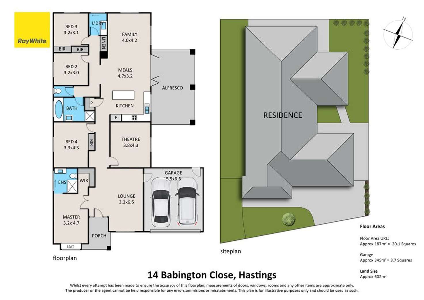 Floorplan of Homely house listing, 14 Babington Close, Hastings VIC 3915