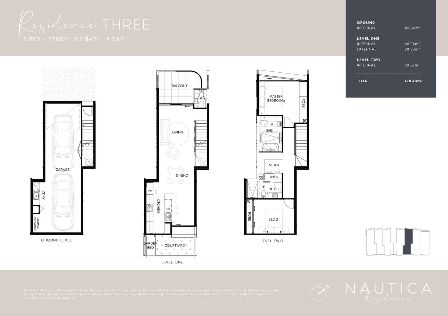 Floorplan of Homely townhouse listing, 3/16 Teemangum Street, Tugun QLD 4224