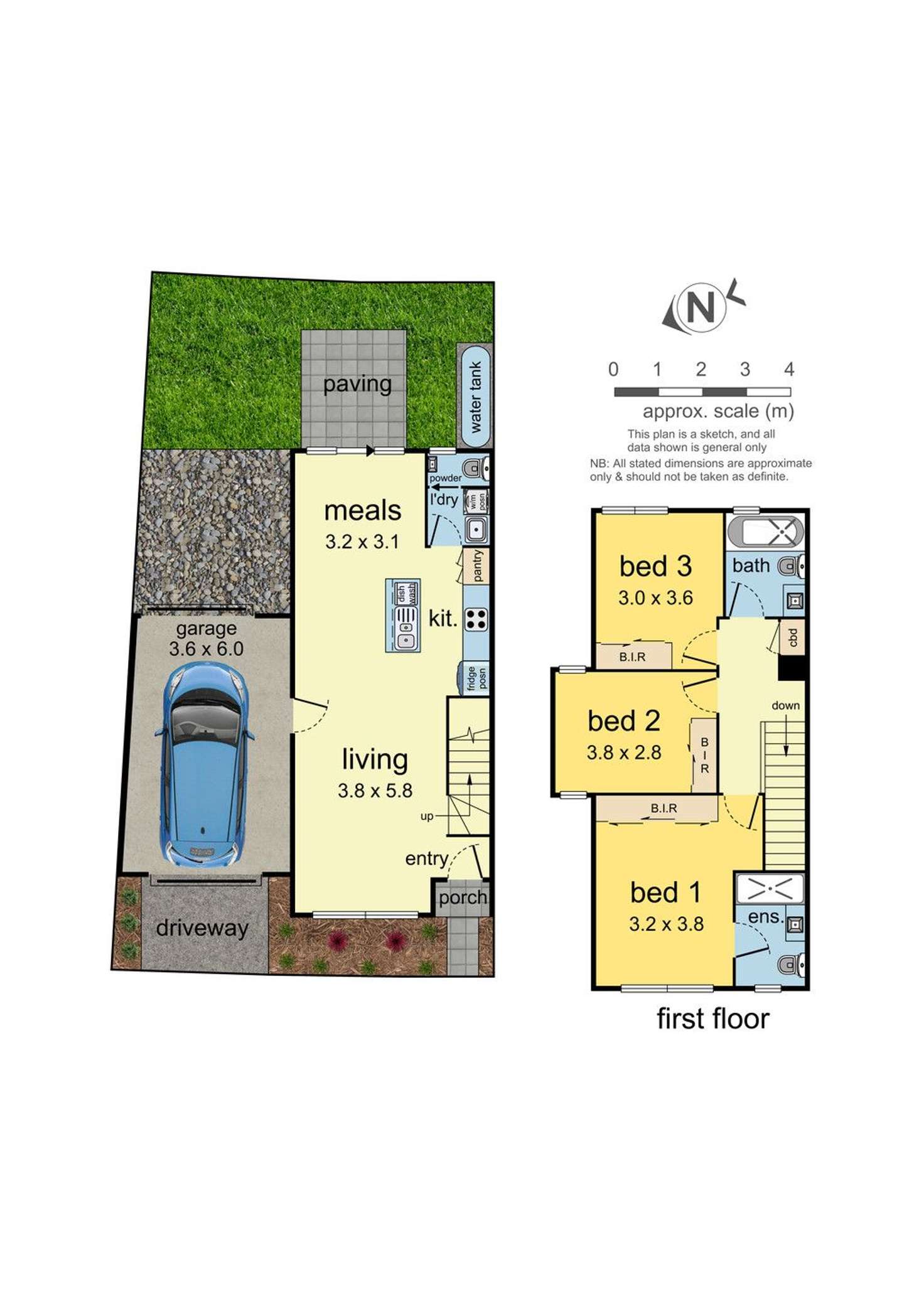 Floorplan of Homely house listing, 6 Croke Park Court, Mulgrave VIC 3170