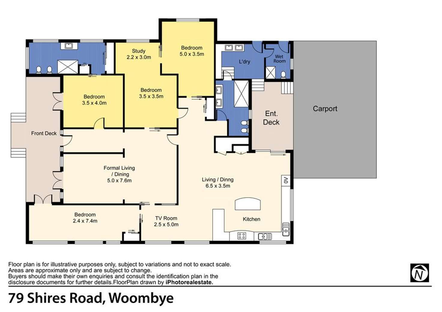 Floorplan of Homely house listing, 73 Shires Road, Woombye QLD 4559