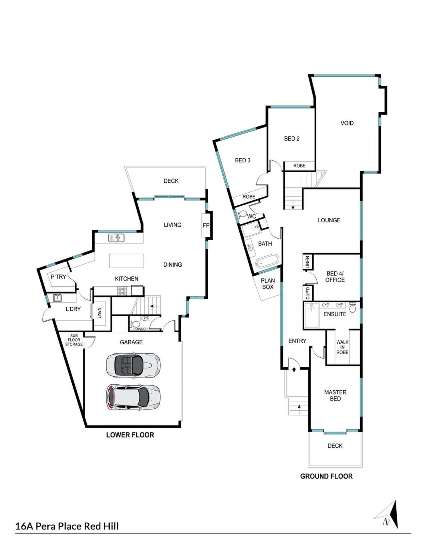 Floorplan of Homely house listing, 16A Pera Place, Red Hill ACT 2603