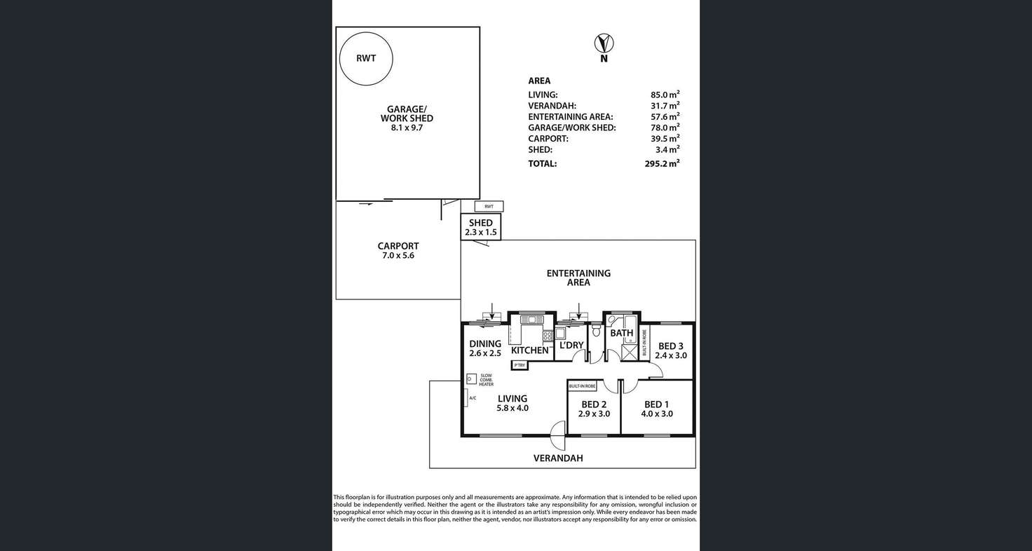 Floorplan of Homely house listing, 46 Matthew Smillie Drive, Nairne SA 5252