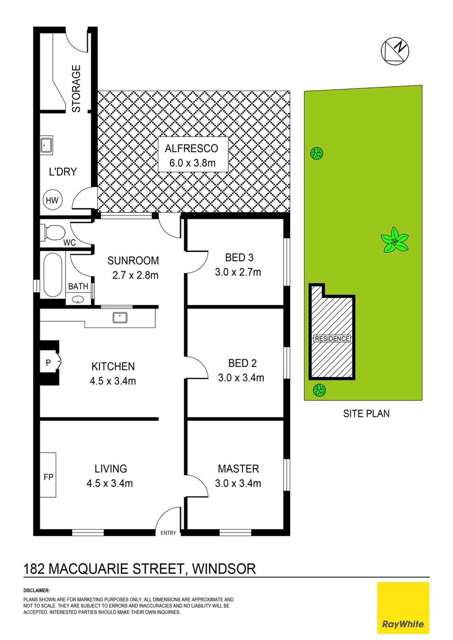 Floorplan of Homely house listing, 182 Macquarie Street, Windsor NSW 2756