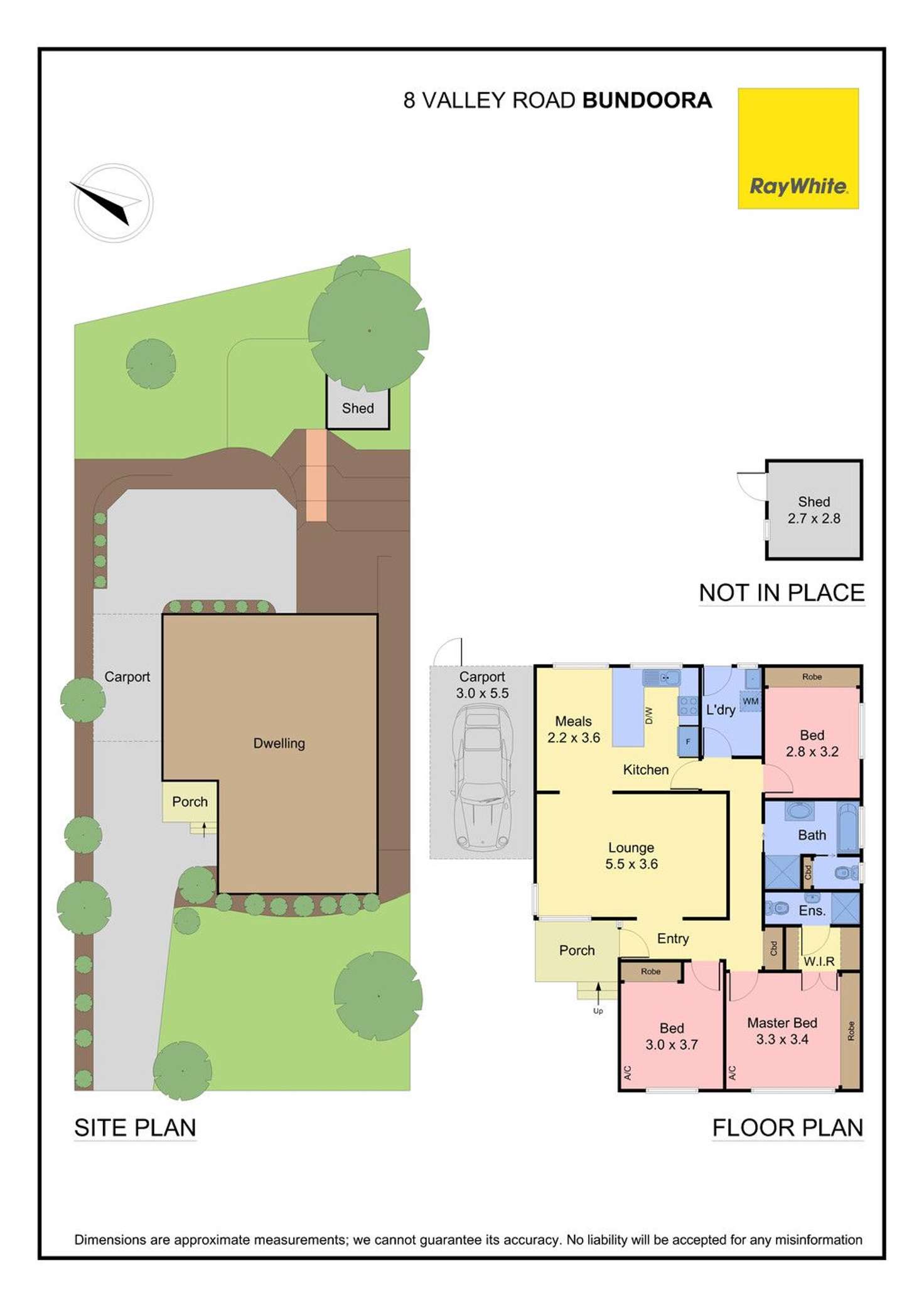 Floorplan of Homely house listing, 8 Valley Road, Bundoora VIC 3083