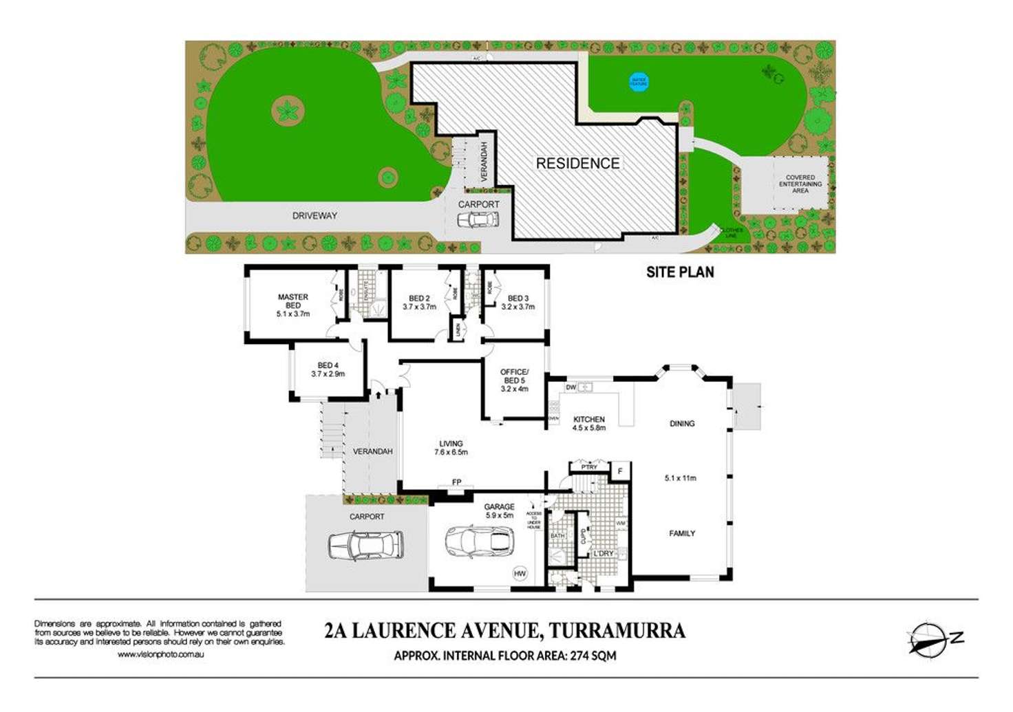 Floorplan of Homely house listing, 2A Laurence Avenue, Turramurra NSW 2074