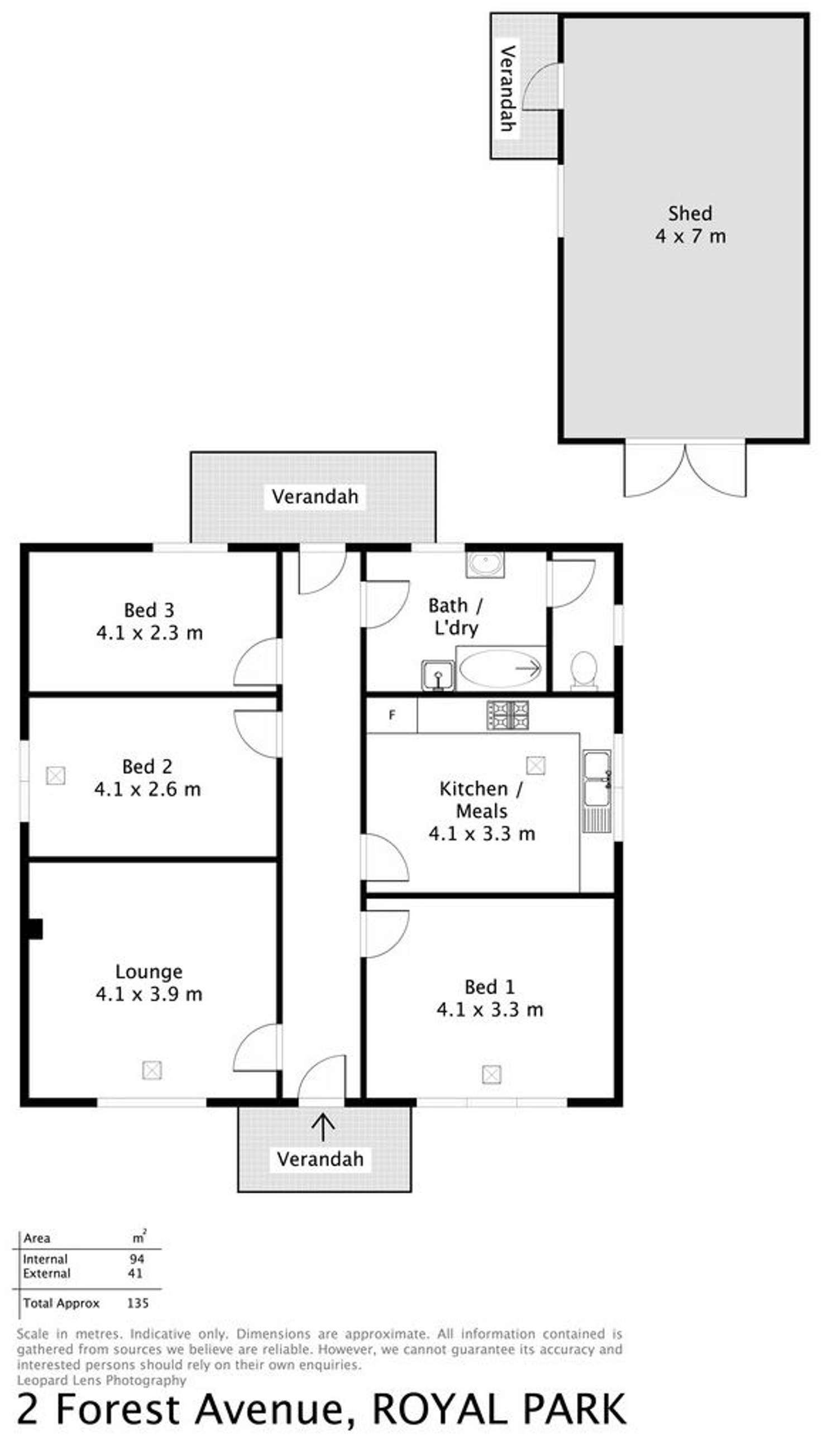 Floorplan of Homely house listing, 2 Forest Avenue, Royal Park SA 5014
