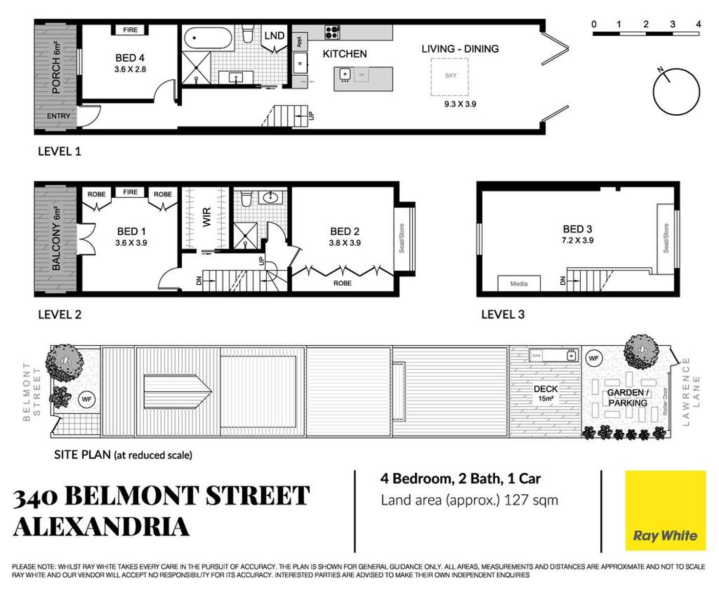 Floorplan of Homely house listing, 340 Belmont Street, Alexandria NSW 2015