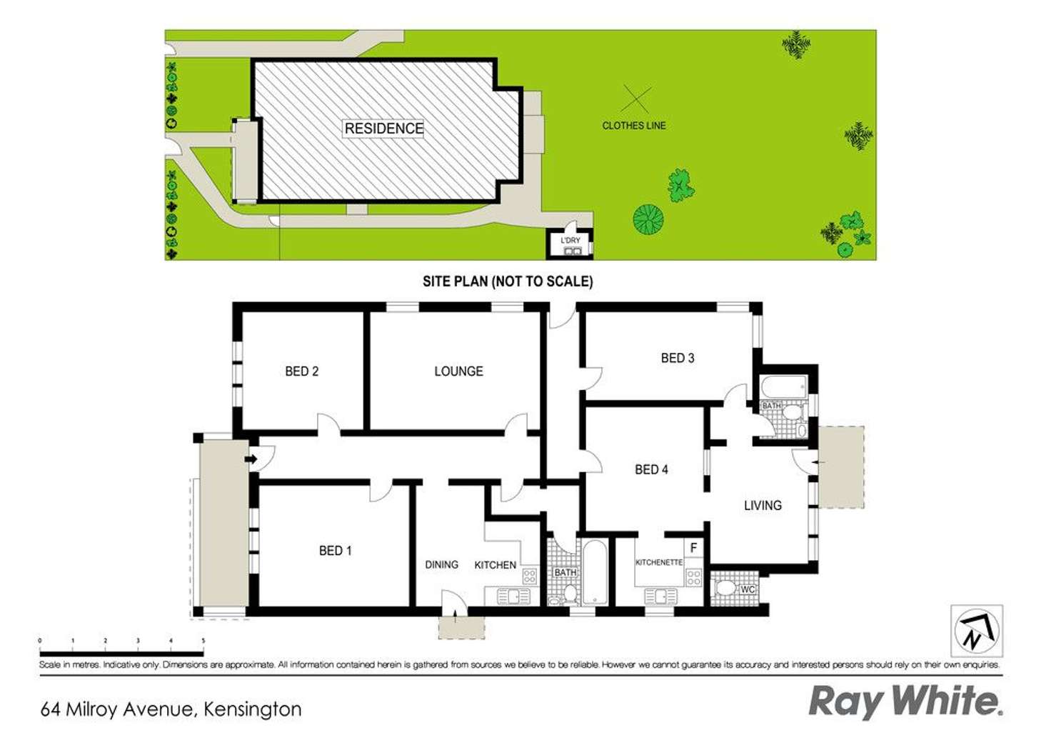 Floorplan of Homely house listing, 64 Milroy Avenue, Kensington NSW 2033